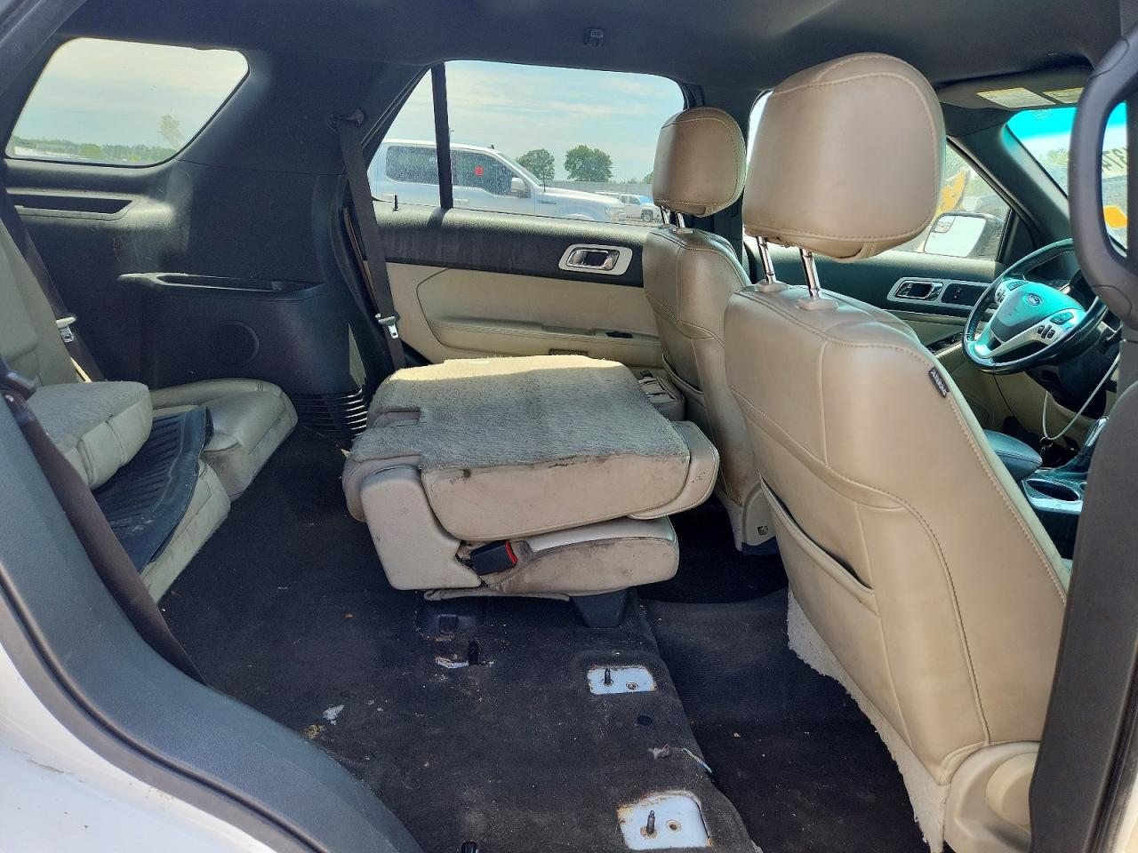 2013 Ford Explorer Белый vin: 1FM5K8D80DGA78219