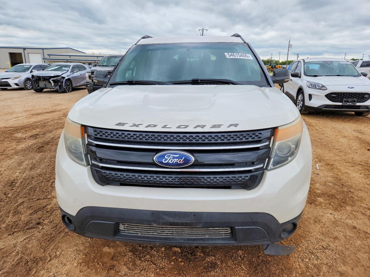 2013 Ford Explorer Xlt White vin: 1FM5K8D80DGA78740