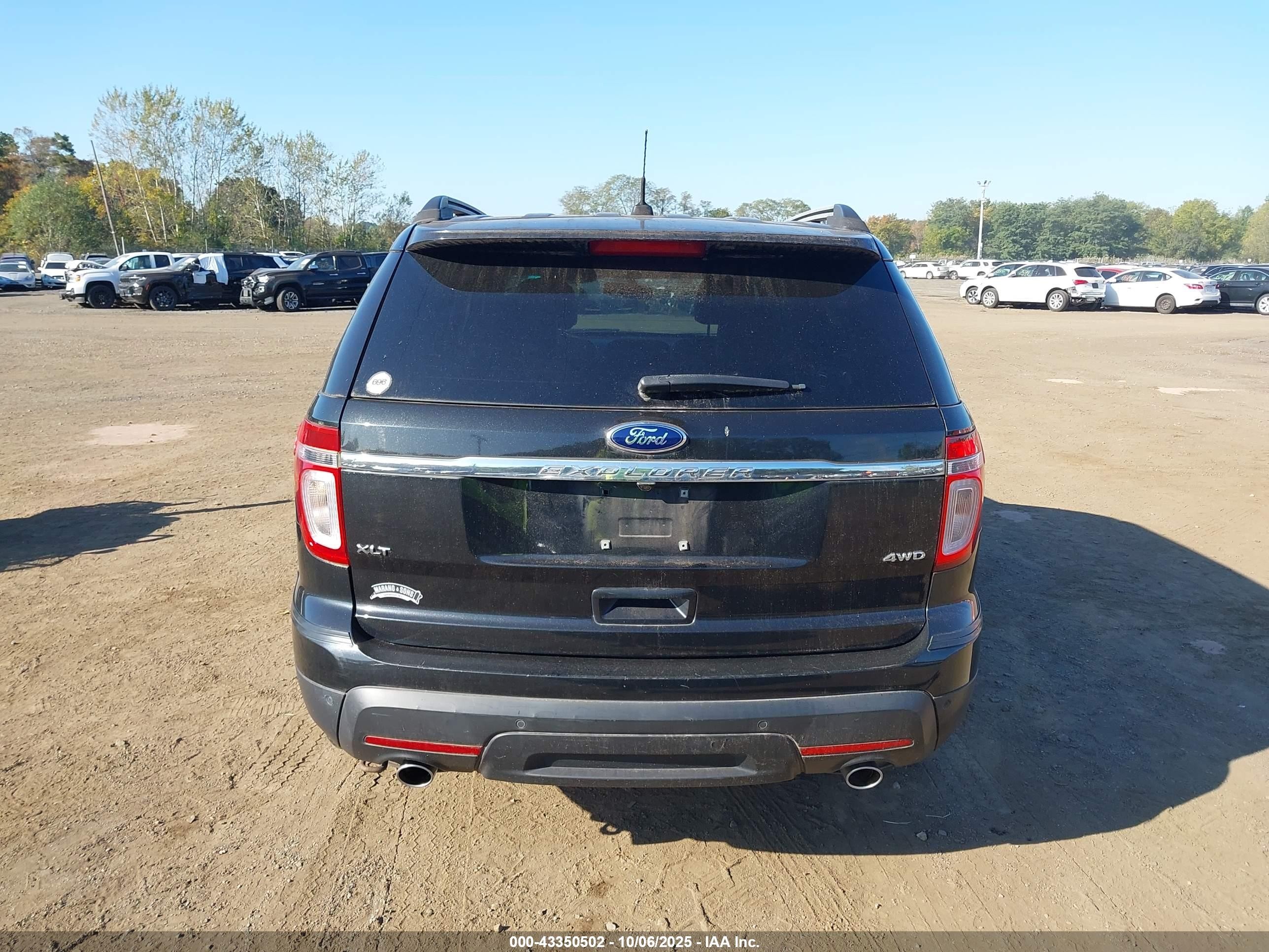 2013 Ford Explorer Xlt Black vin: 1FM5K8D80DGA81931