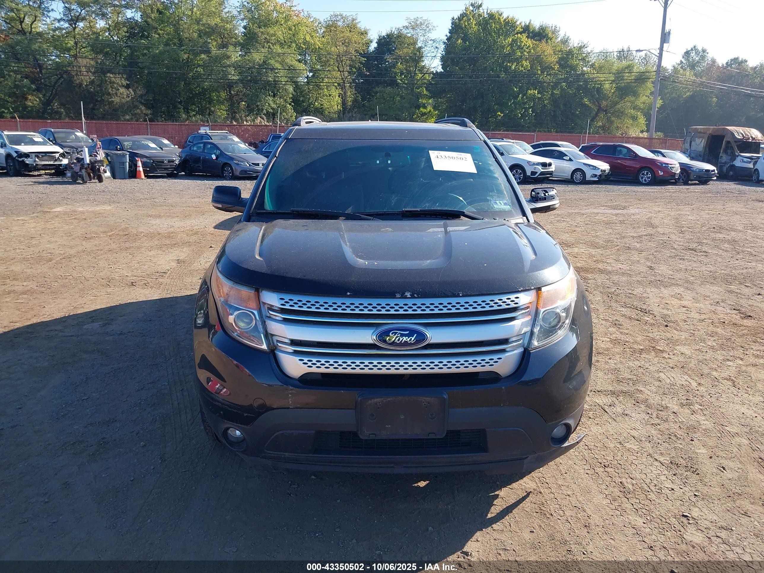 2013 Ford Explorer Xlt Black vin: 1FM5K8D80DGA81931