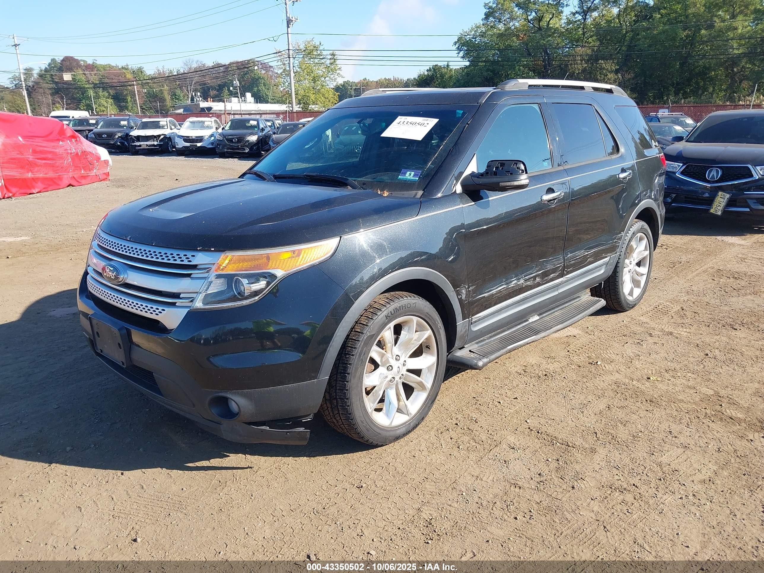 2013 Ford Explorer Xlt Black vin: 1FM5K8D80DGA81931