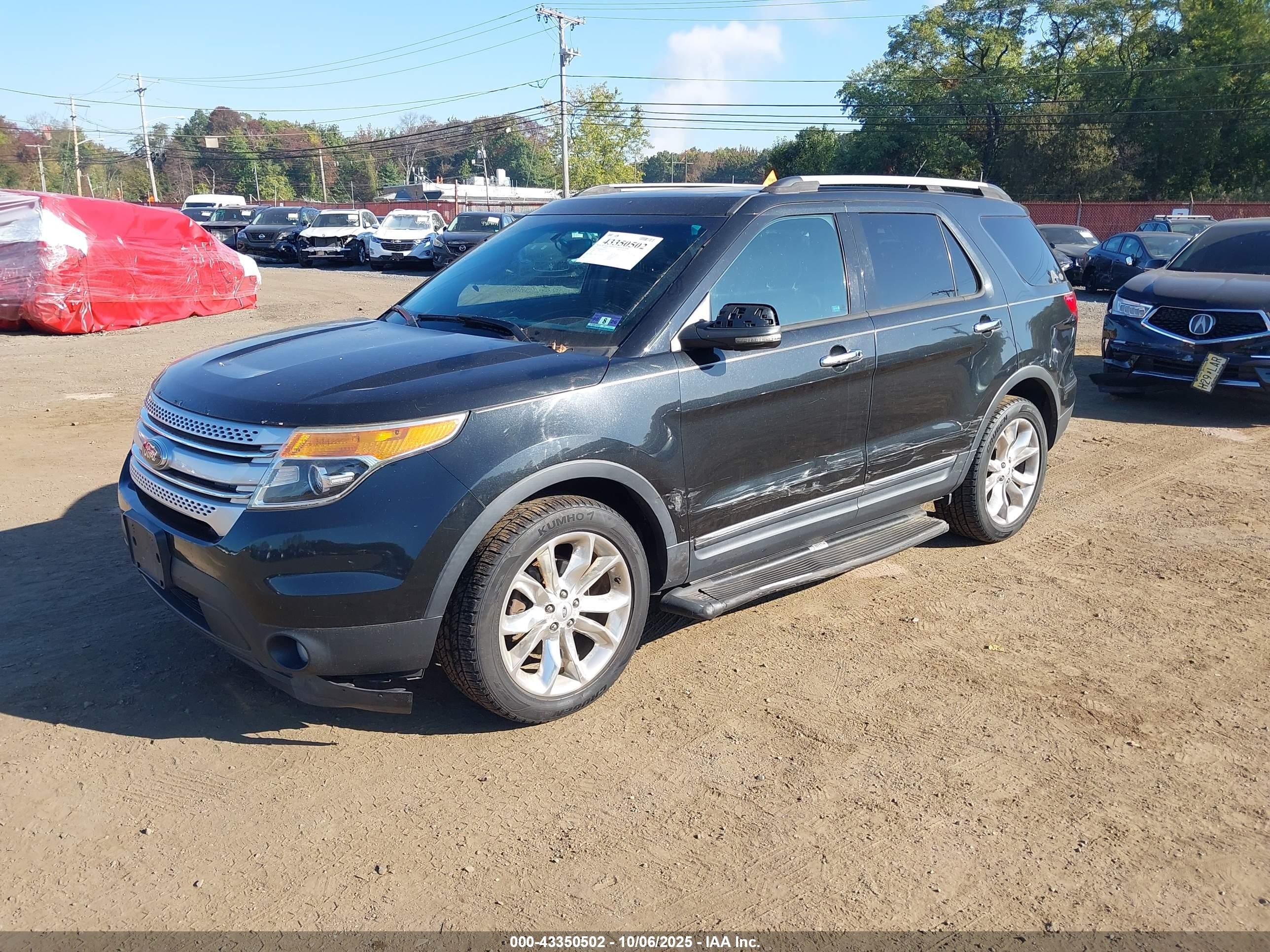 2013 Ford Explorer Xlt Black vin: 1FM5K8D80DGA81931