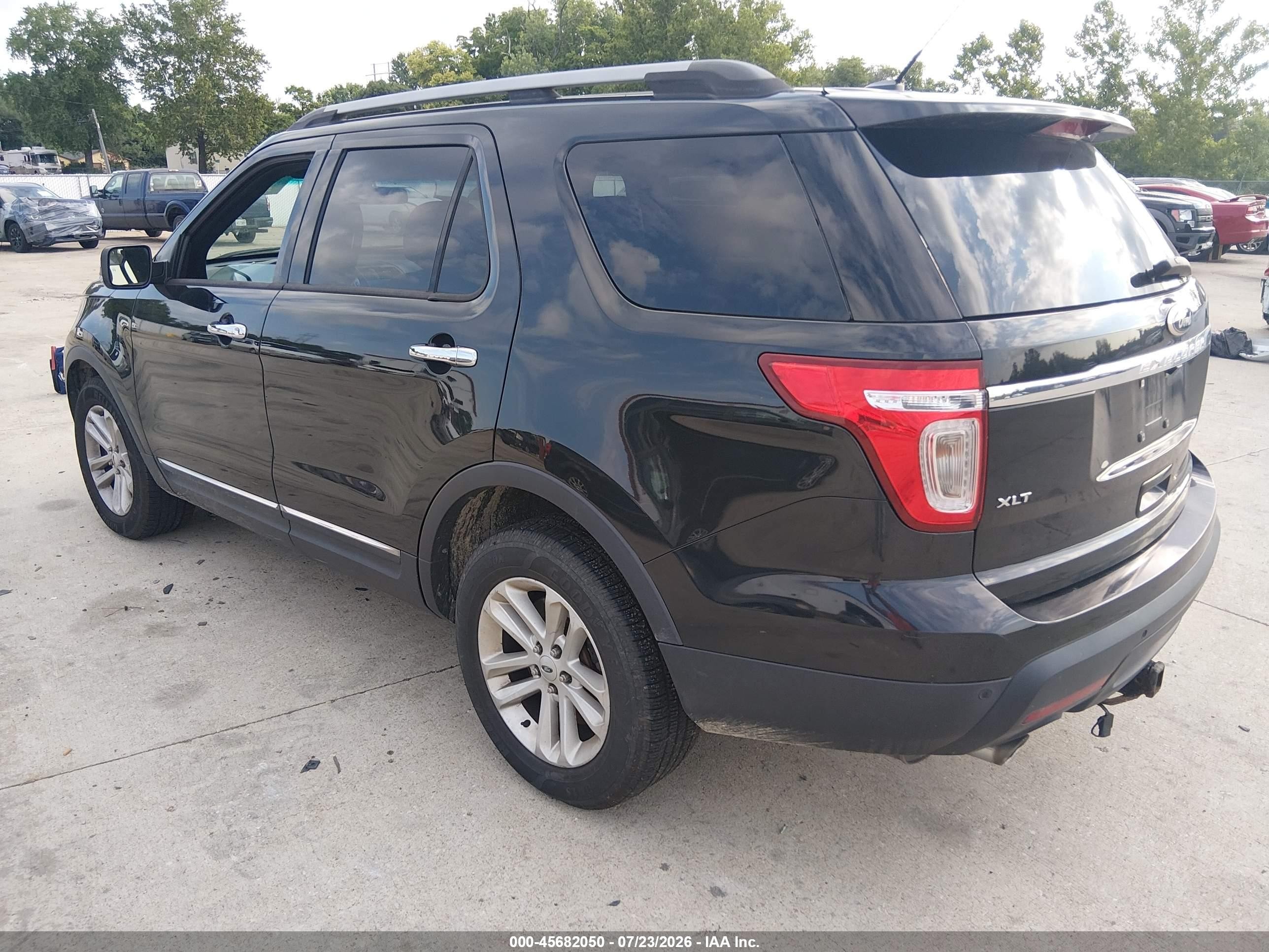 2013 Ford Explorer Xlt Black vin: 1FM5K8D80DGB97565