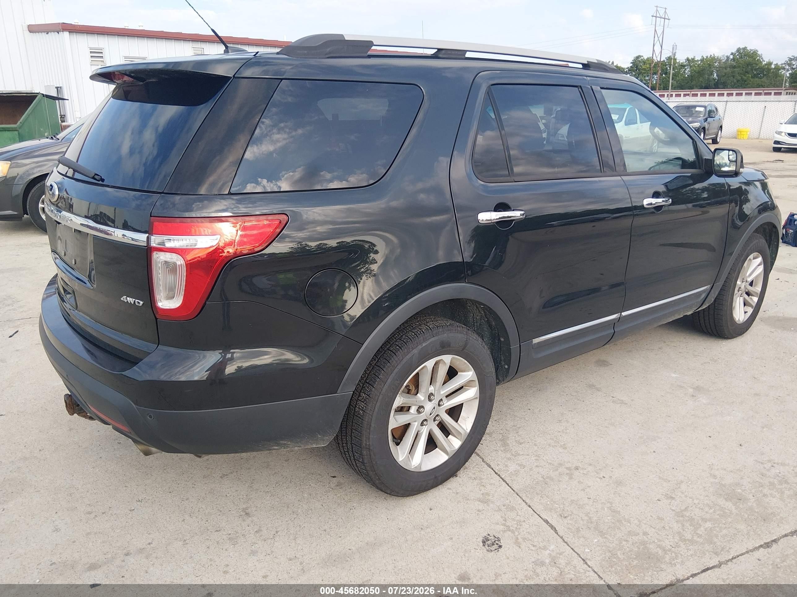 2013 Ford Explorer Xlt Black vin: 1FM5K8D80DGB97565