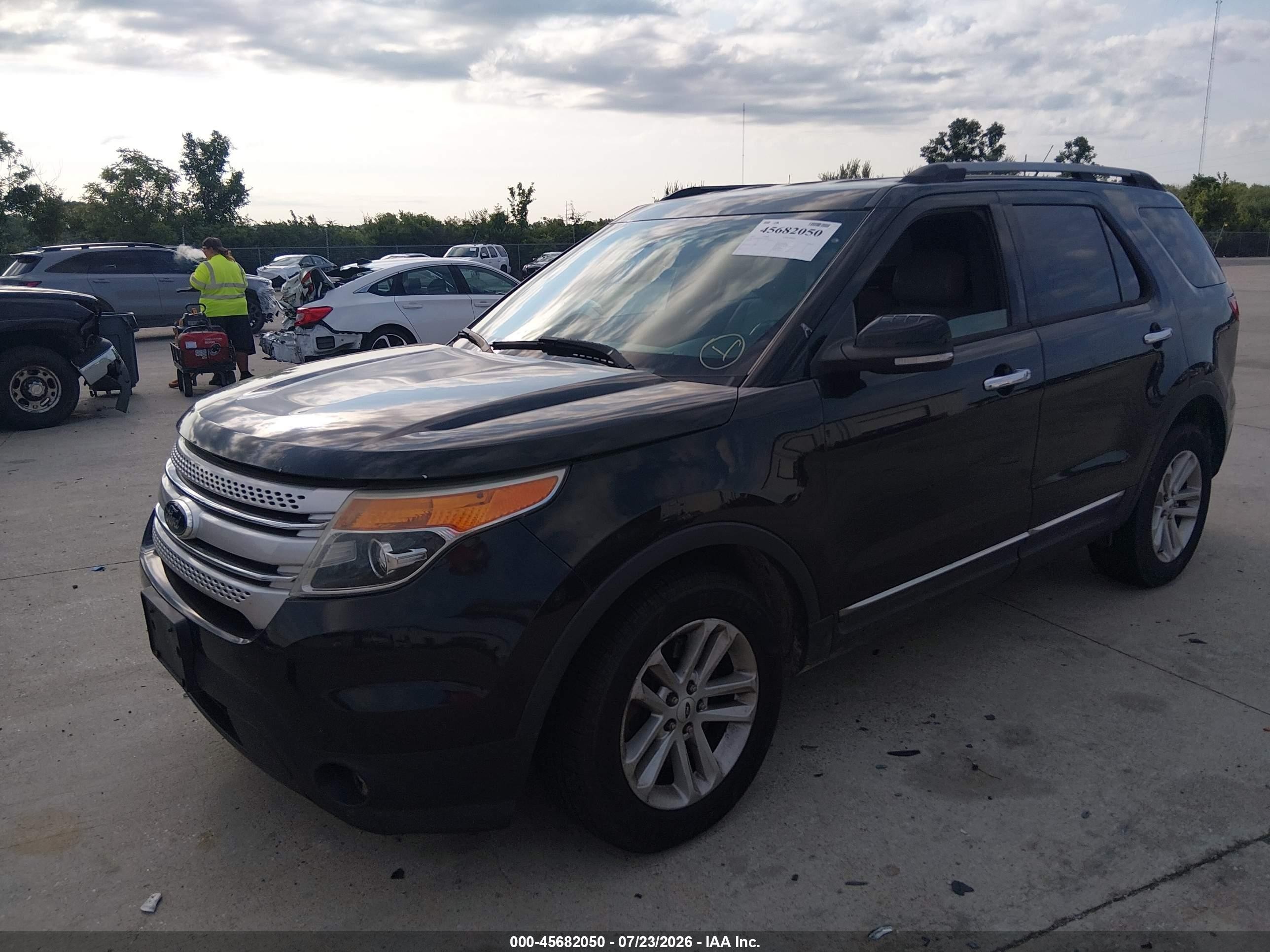 2013 Ford Explorer Xlt Black vin: 1FM5K8D80DGB97565