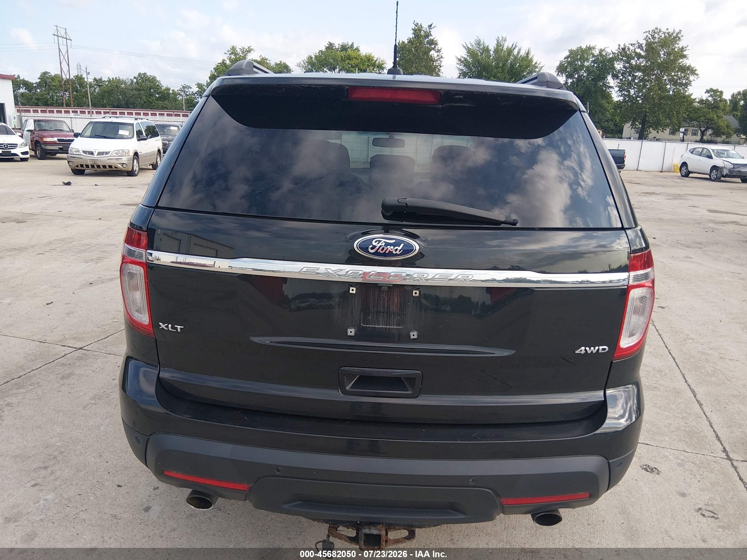 2013 Ford Explorer Xlt Black vin: 1FM5K8D80DGB97565