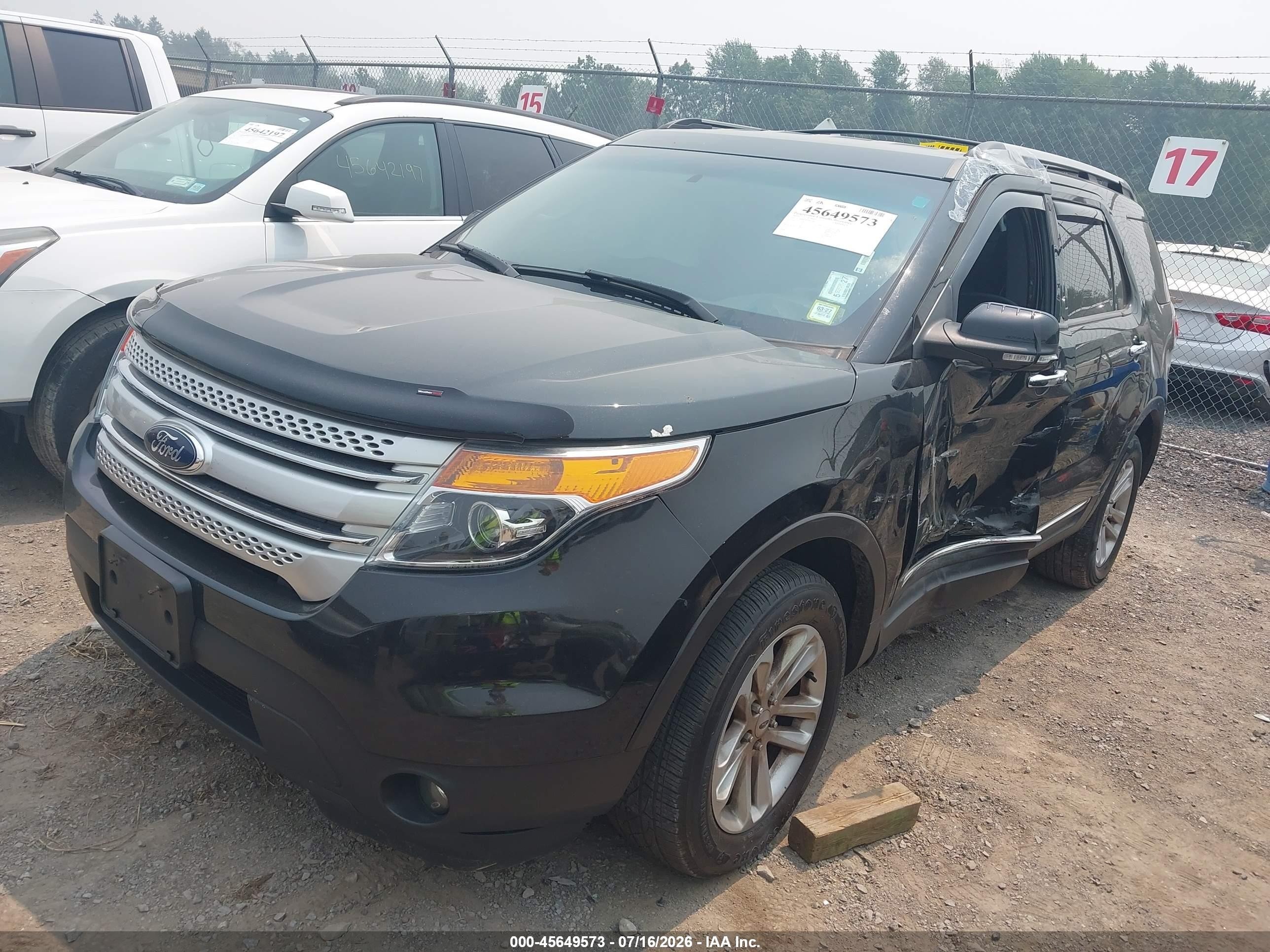 2013 Ford Explorer Xlt Black vin: 1FM5K8D80DGC04031
