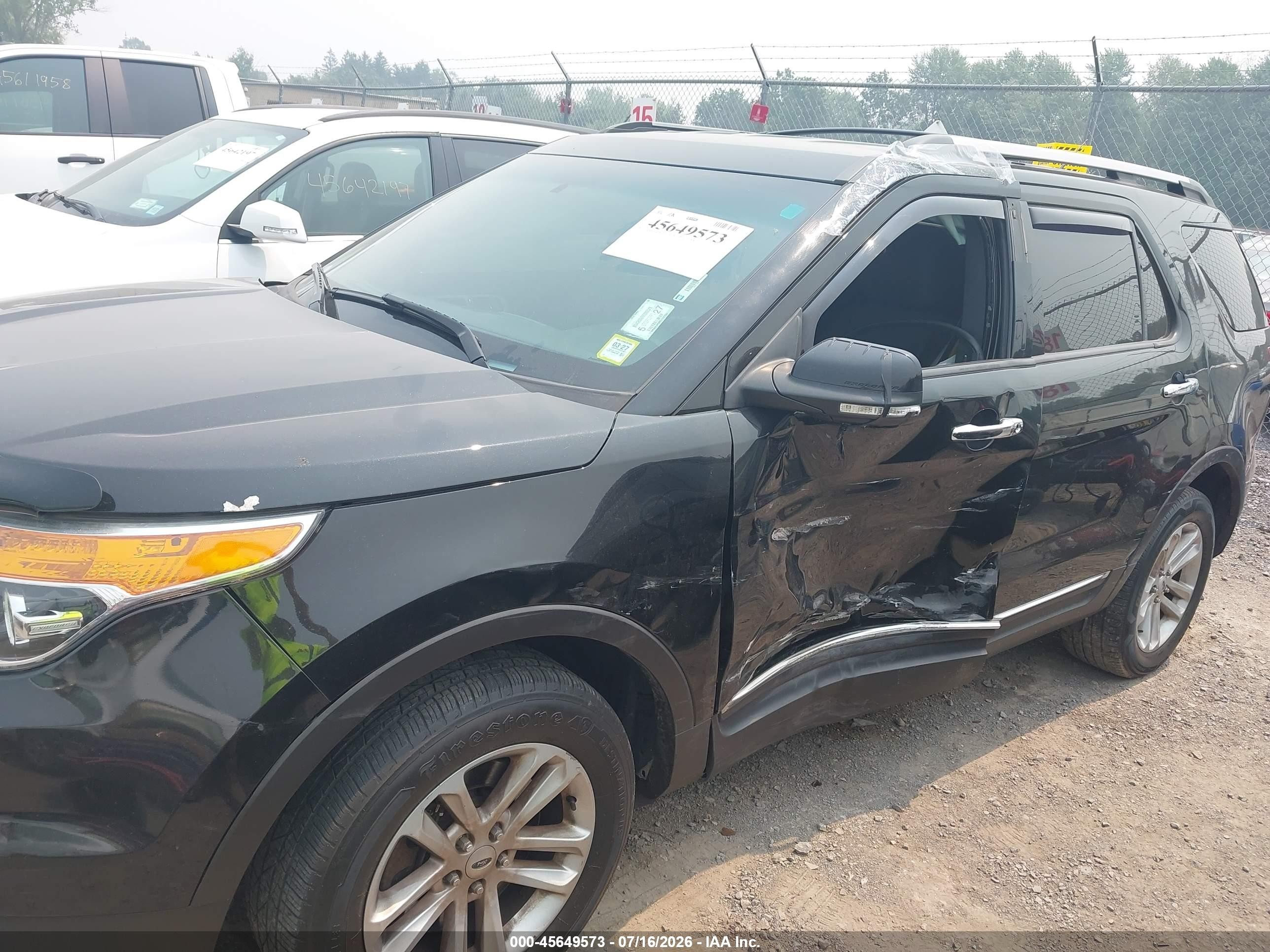 2013 Ford Explorer Xlt Black vin: 1FM5K8D80DGC04031