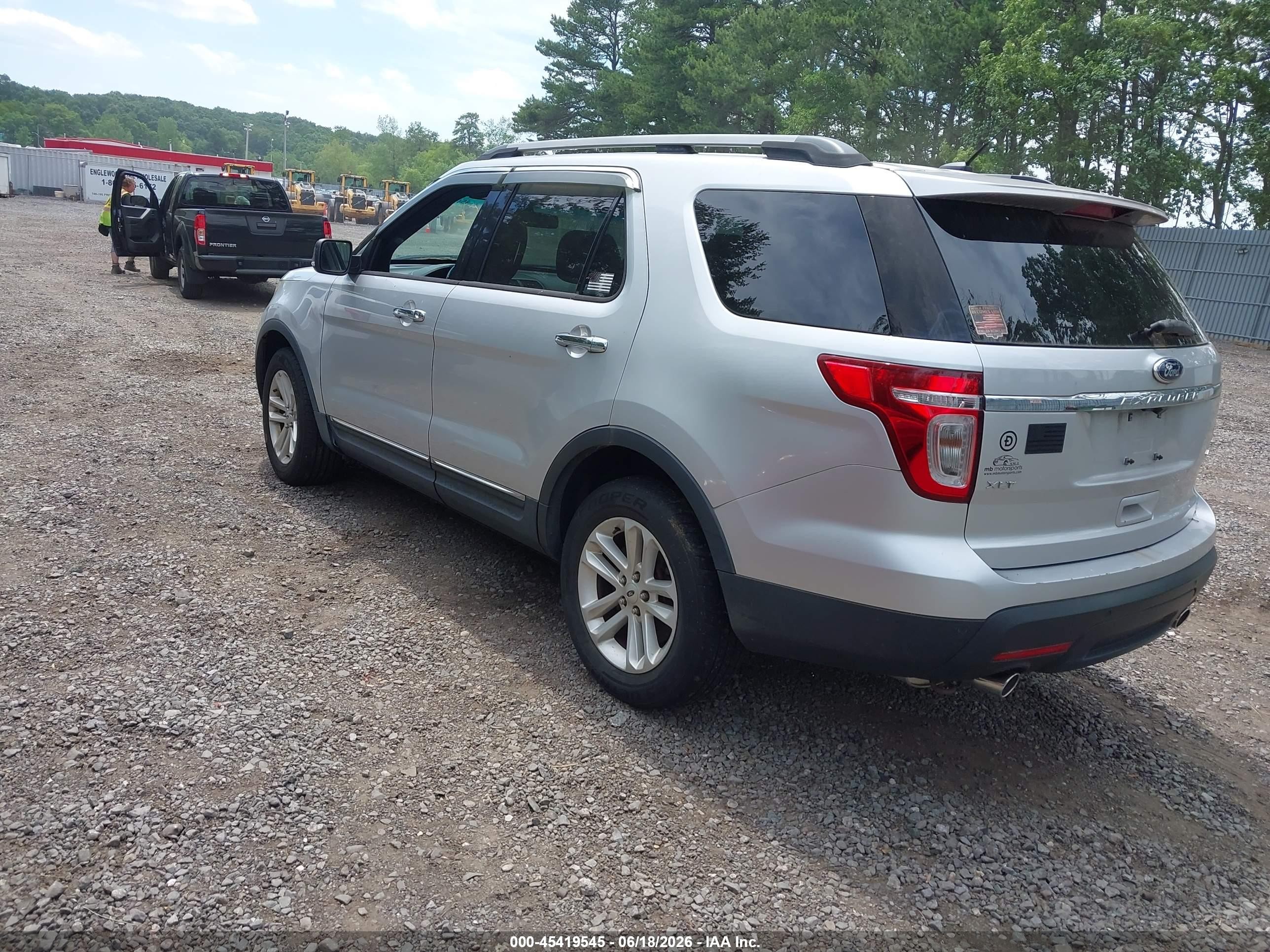 2013 Ford Explorer Xlt Silver vin: 1FM5K8D80DGC04692