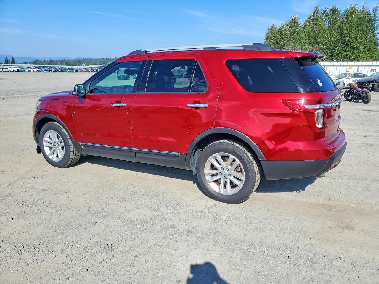 2013 Ford Explorer Xlt Red vin: 1FM5K8D80DGC49552