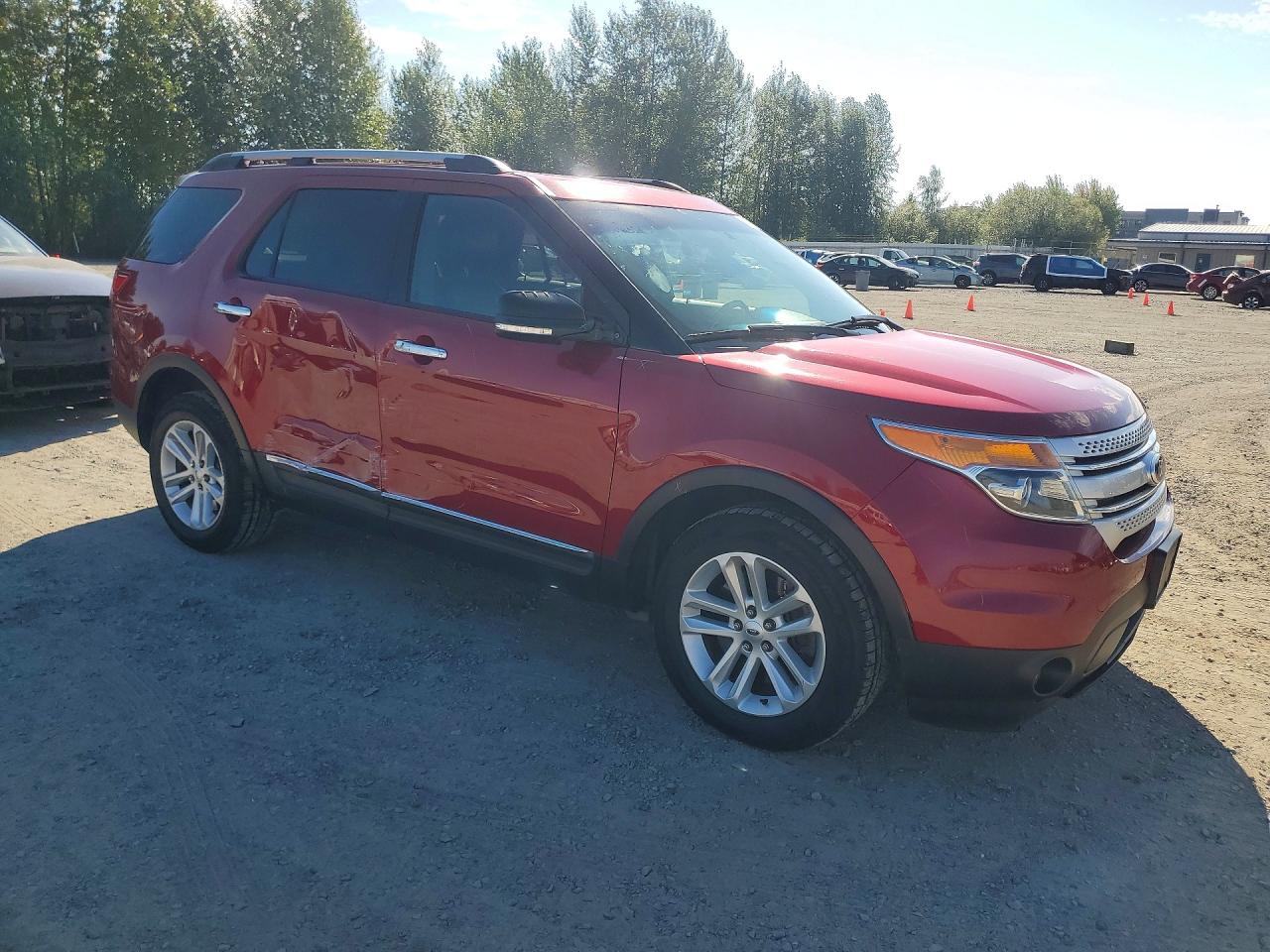 2013 Ford Explorer Xlt Red vin: 1FM5K8D80DGC49552