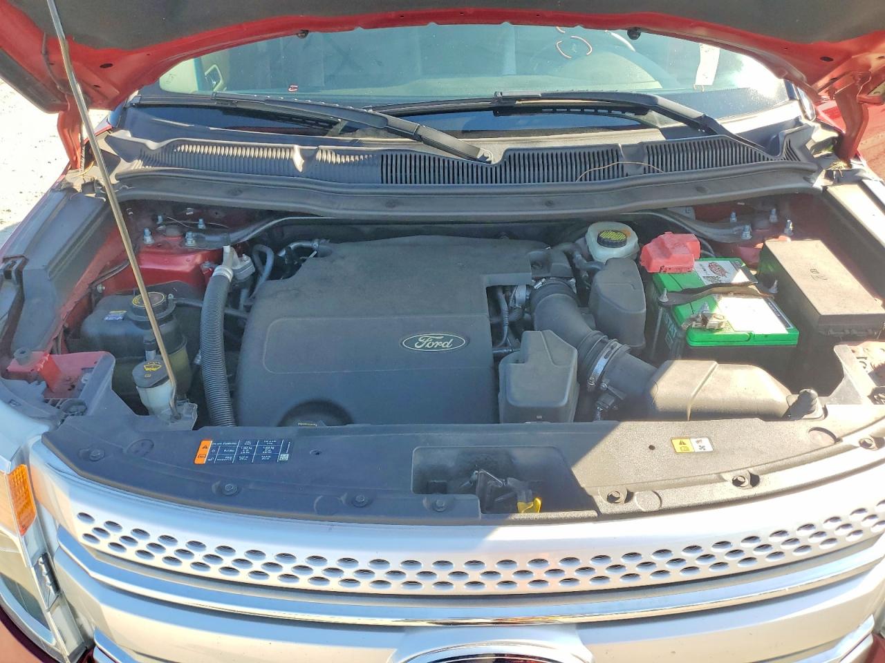 2013 Ford Explorer Xlt Red vin: 1FM5K8D80DGC49552