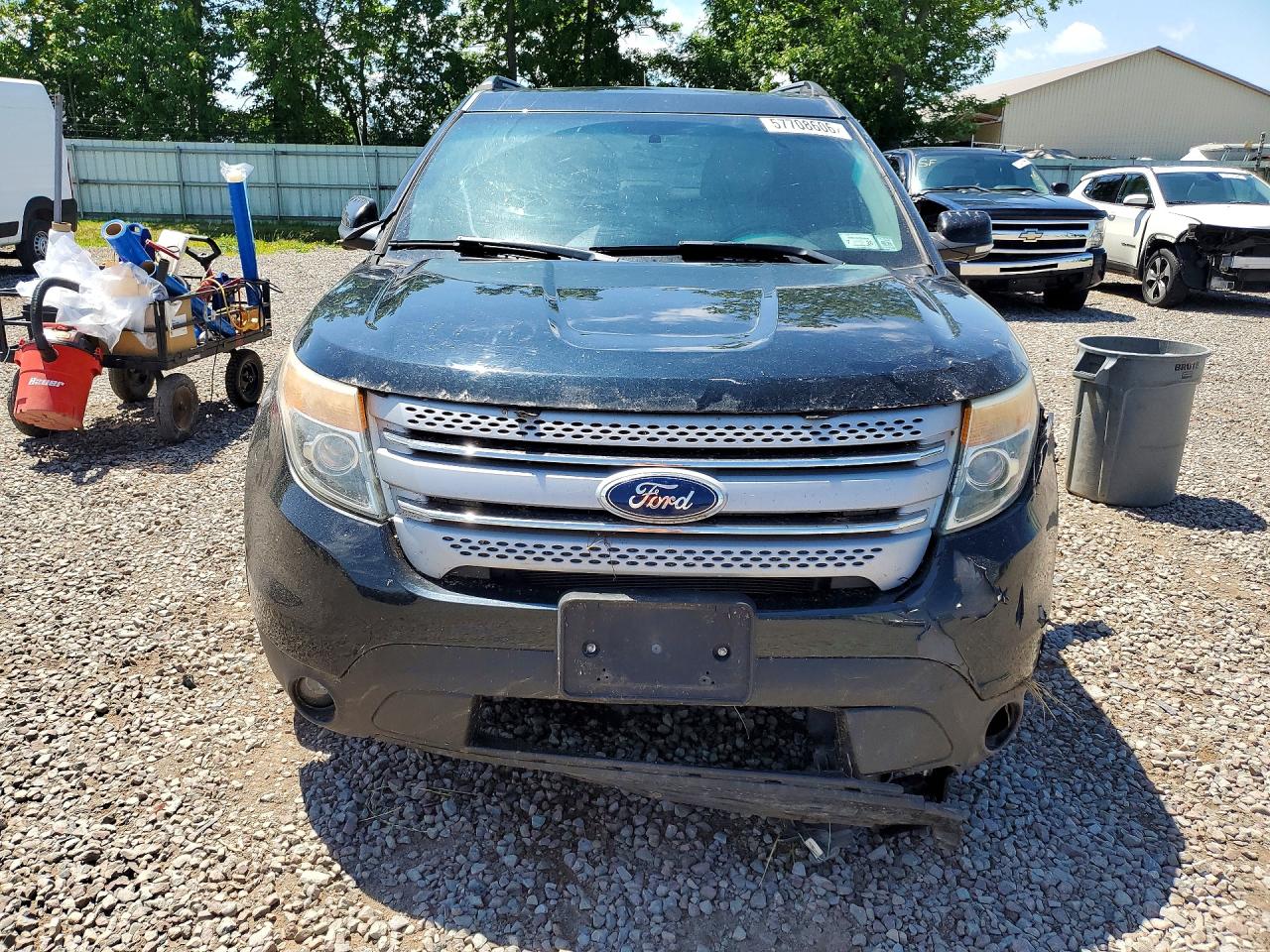 2014 Ford Explorer Xlt Black vin: 1FM5K8D80EGA05773