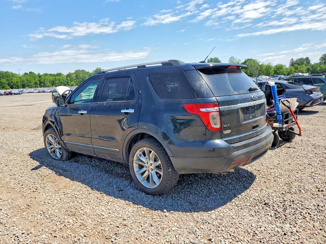 2014 Ford Explorer Xlt Black vin: 1FM5K8D80EGA05773