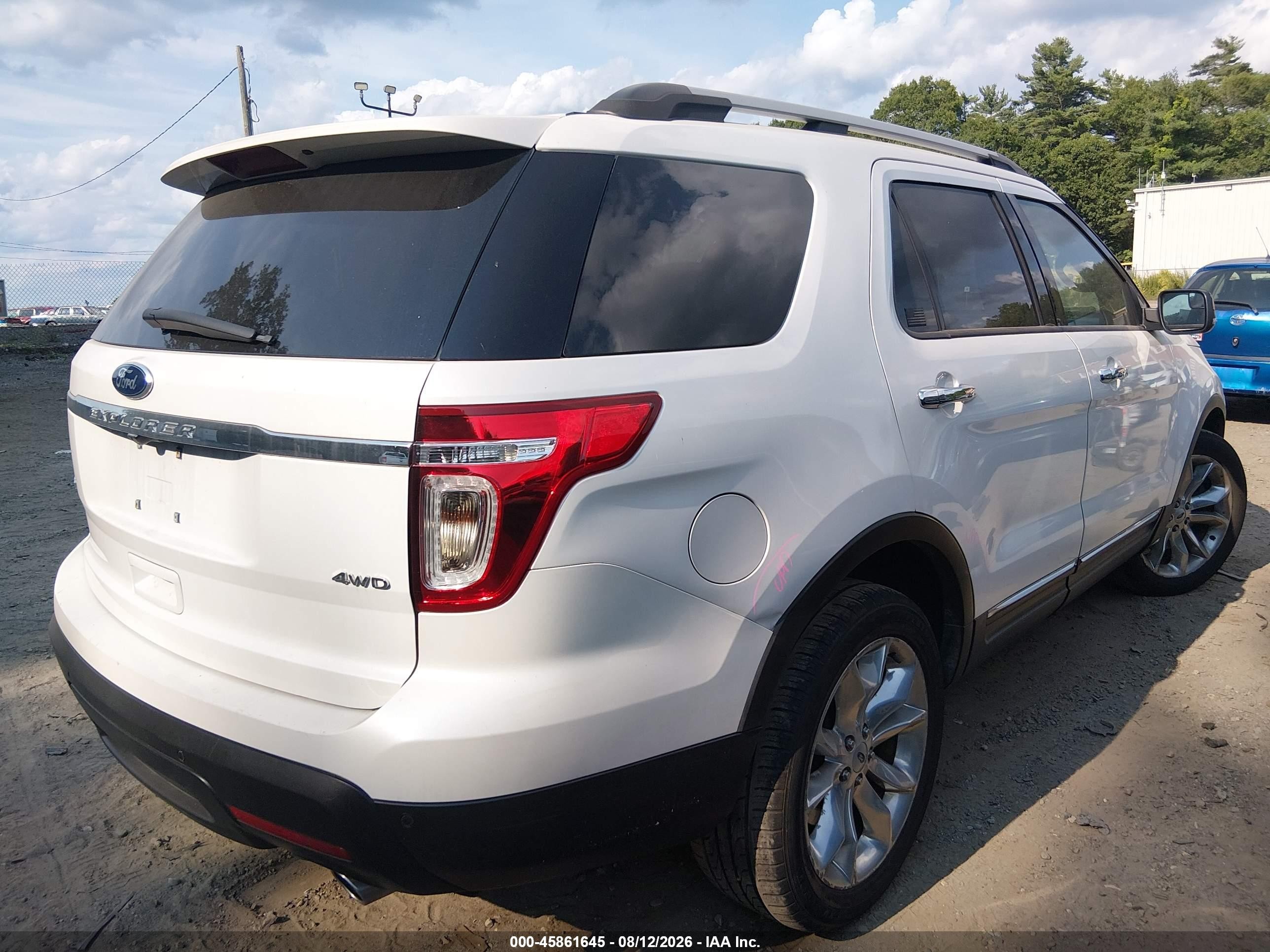 2014 Ford Explorer Xlt Белый vin: 1FM5K8D80EGA25666