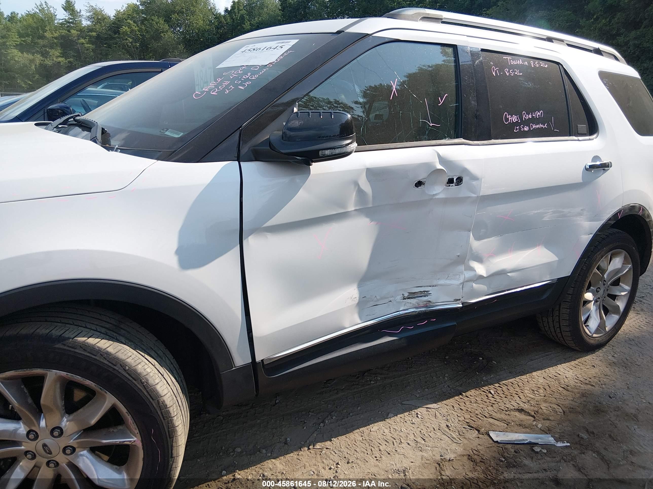 2014 Ford Explorer Xlt Белый vin: 1FM5K8D80EGA25666