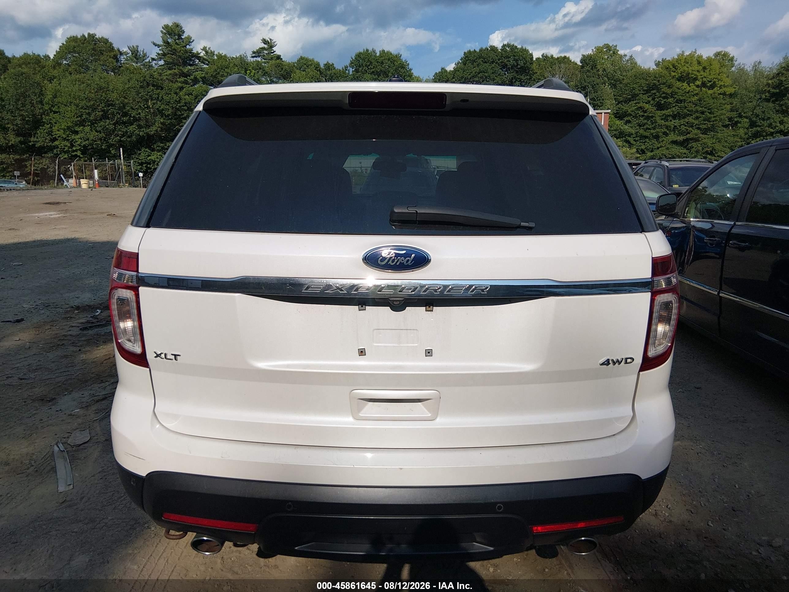 2014 Ford Explorer Xlt Белый vin: 1FM5K8D80EGA25666
