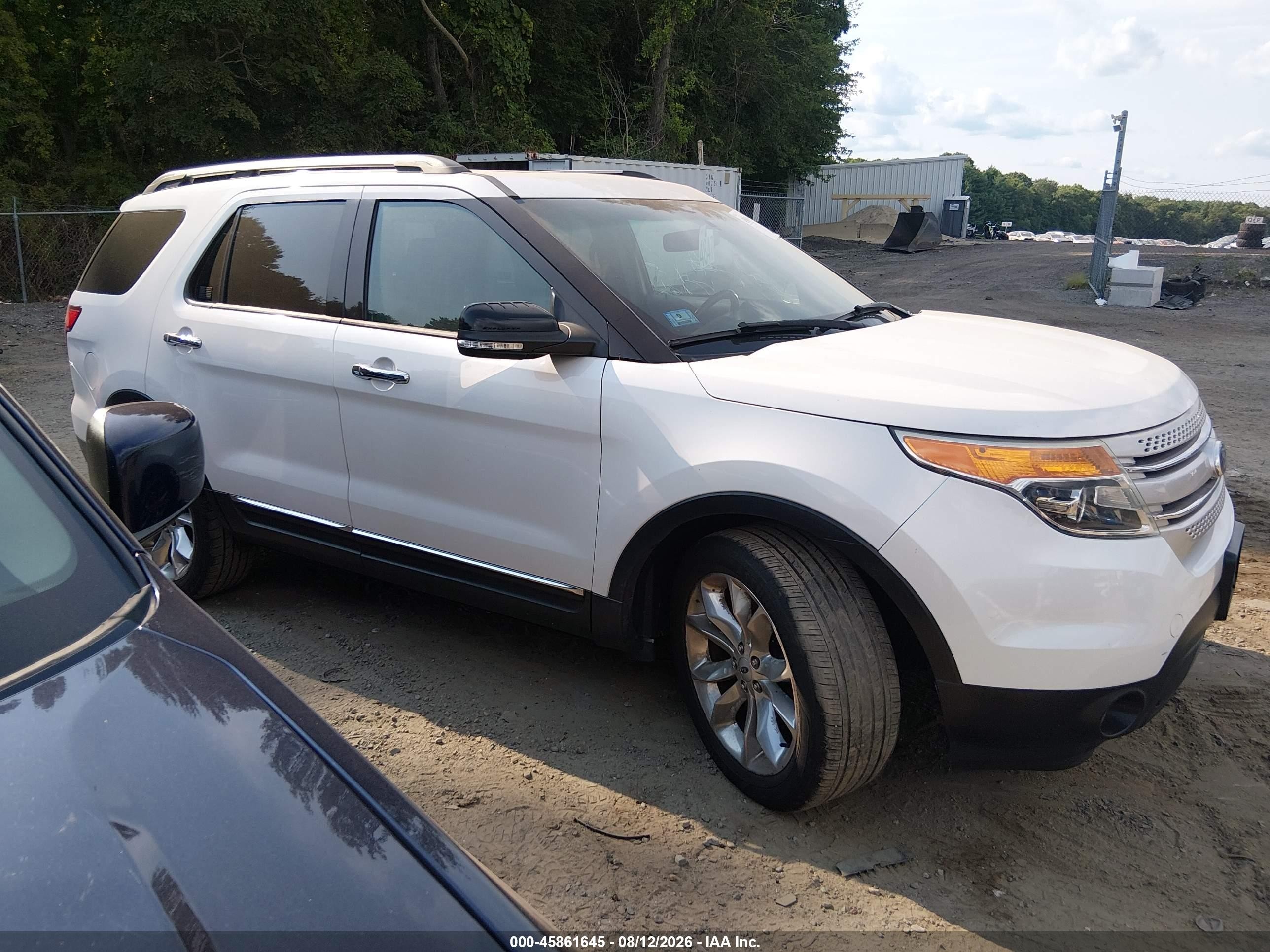 2014 Ford Explorer Xlt Белый vin: 1FM5K8D80EGA25666