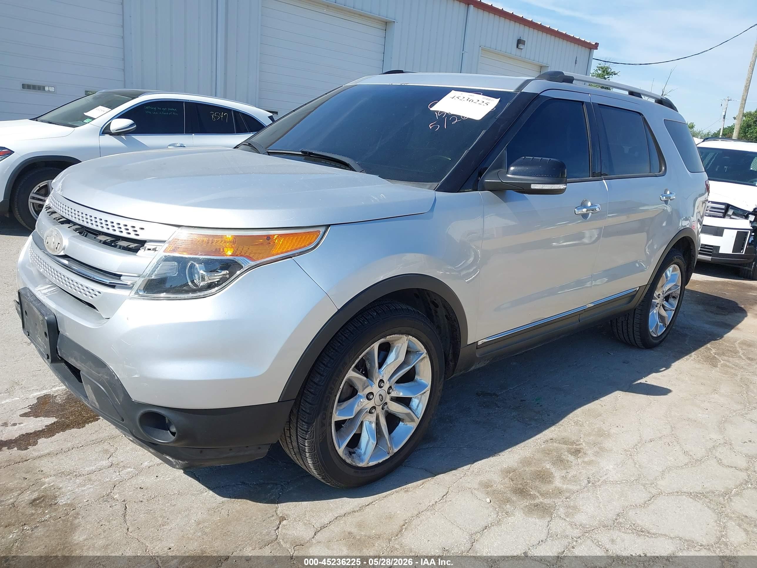 2014 Ford Explorer Xlt Gray vin: 1FM5K8D80EGA36926