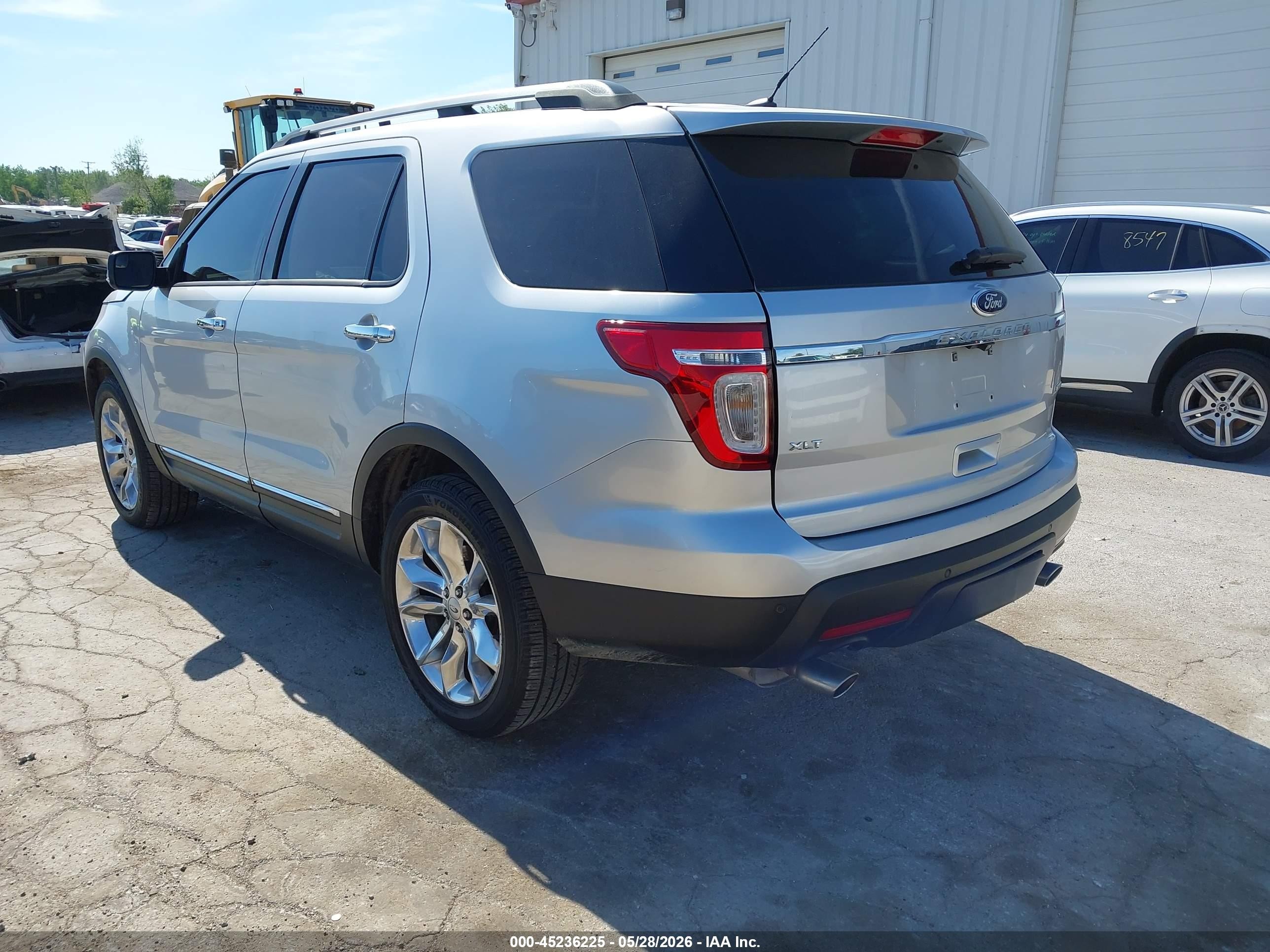2014 Ford Explorer Xlt Gray vin: 1FM5K8D80EGA36926