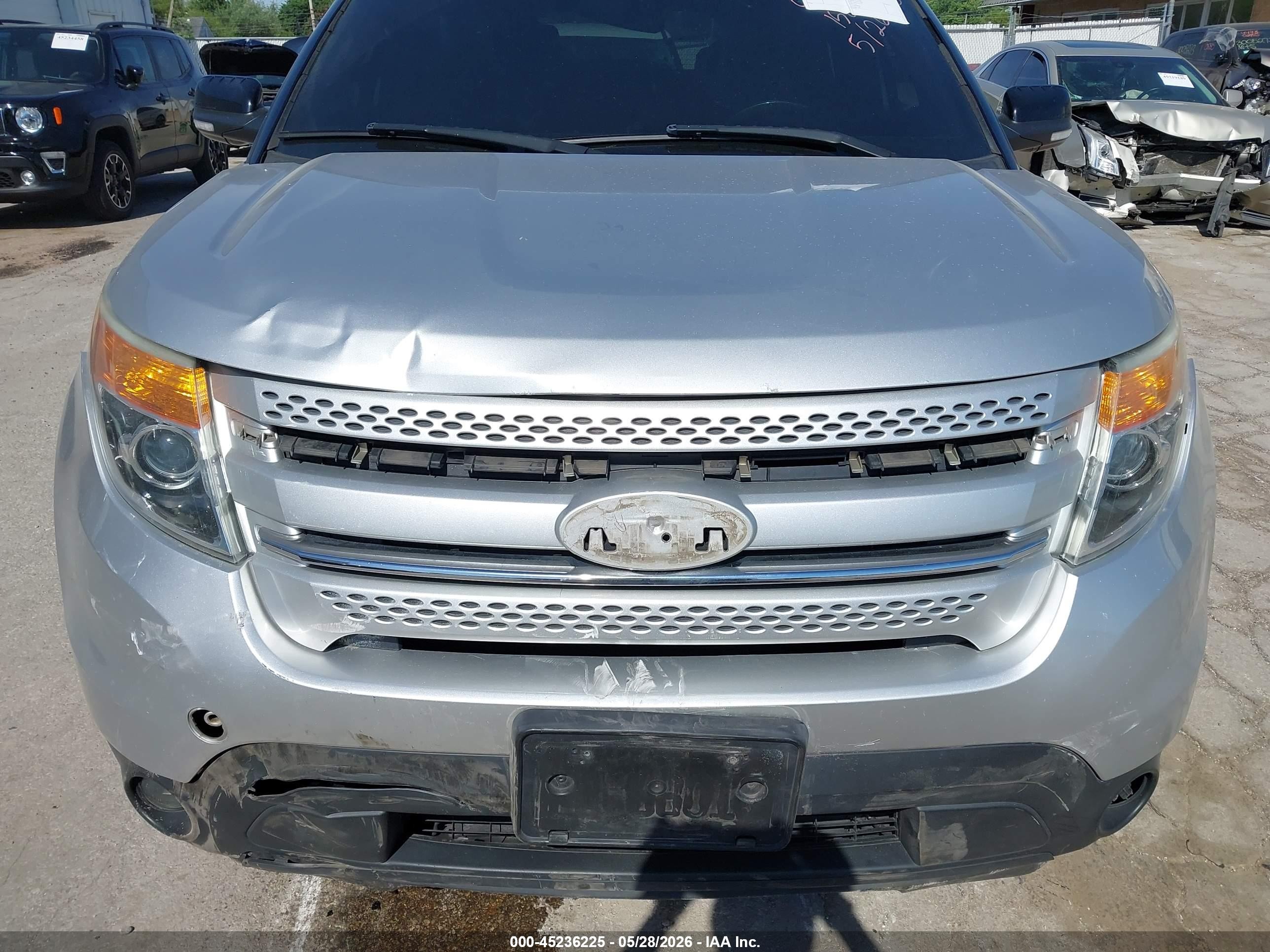 2014 Ford Explorer Xlt Gray vin: 1FM5K8D80EGA36926