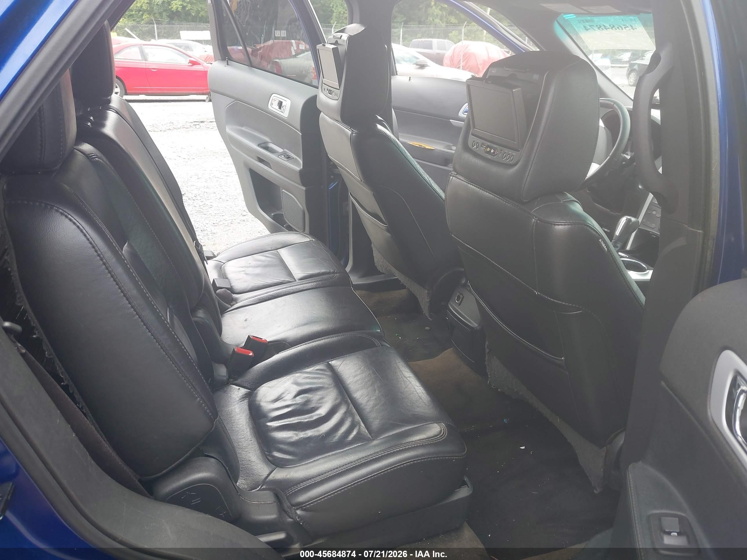 2014 Ford Explorer Xlt Blue vin: 1FM5K8D80EGA47831