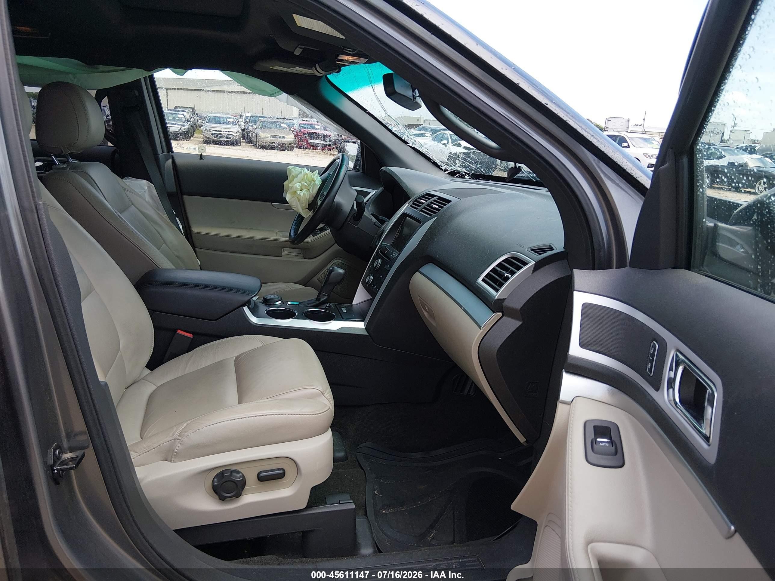 2014 Ford Explorer Xlt Gray vin: 1FM5K8D80EGA52527