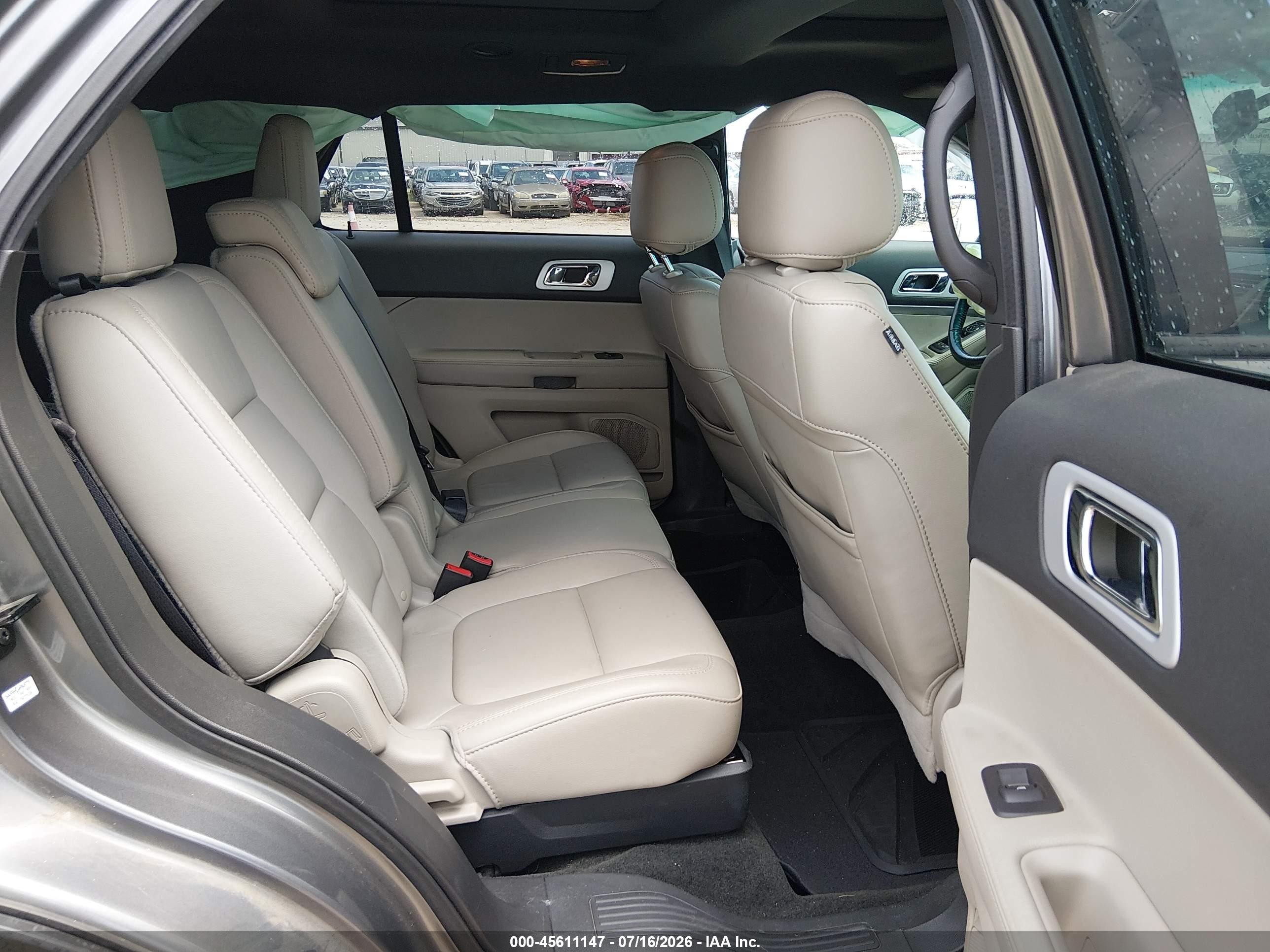 2014 Ford Explorer Xlt Gray vin: 1FM5K8D80EGA52527