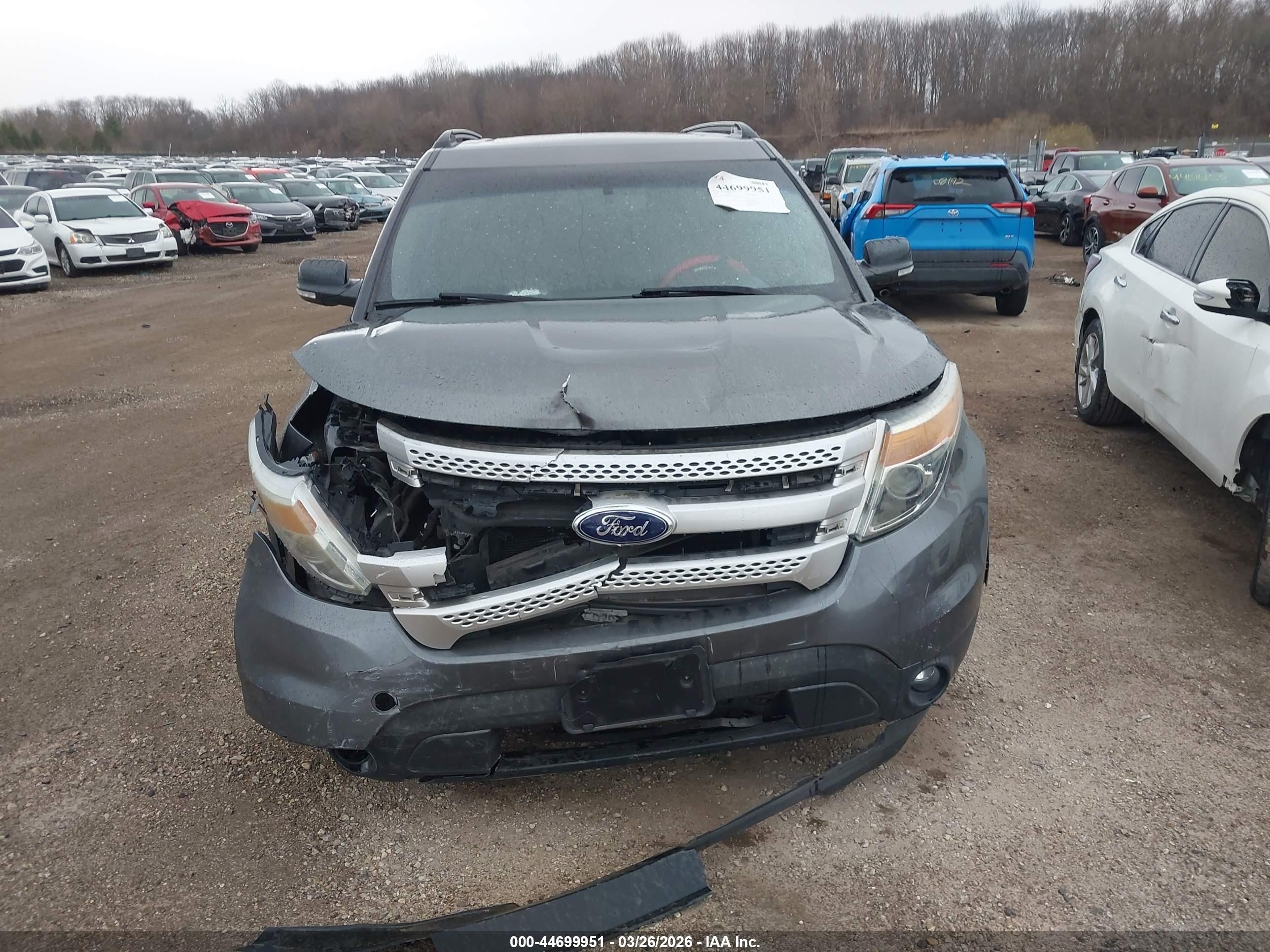 2014 Ford Explorer Xlt Gray vin: 1FM5K8D80EGA72373
