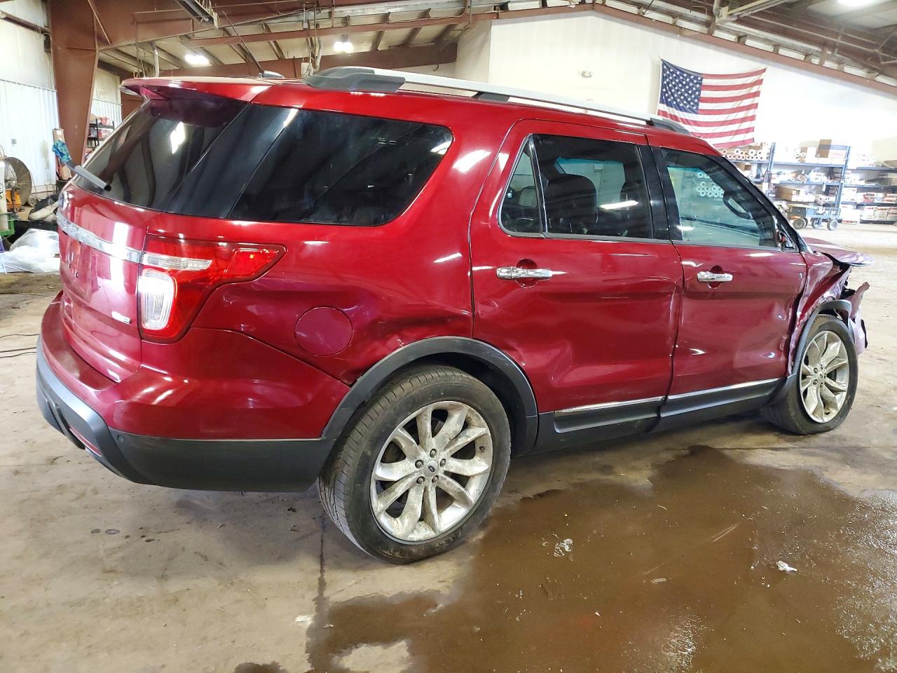 2014 Ford Explorer Xlt Maroon vin: 1FM5K8D80EGA88167