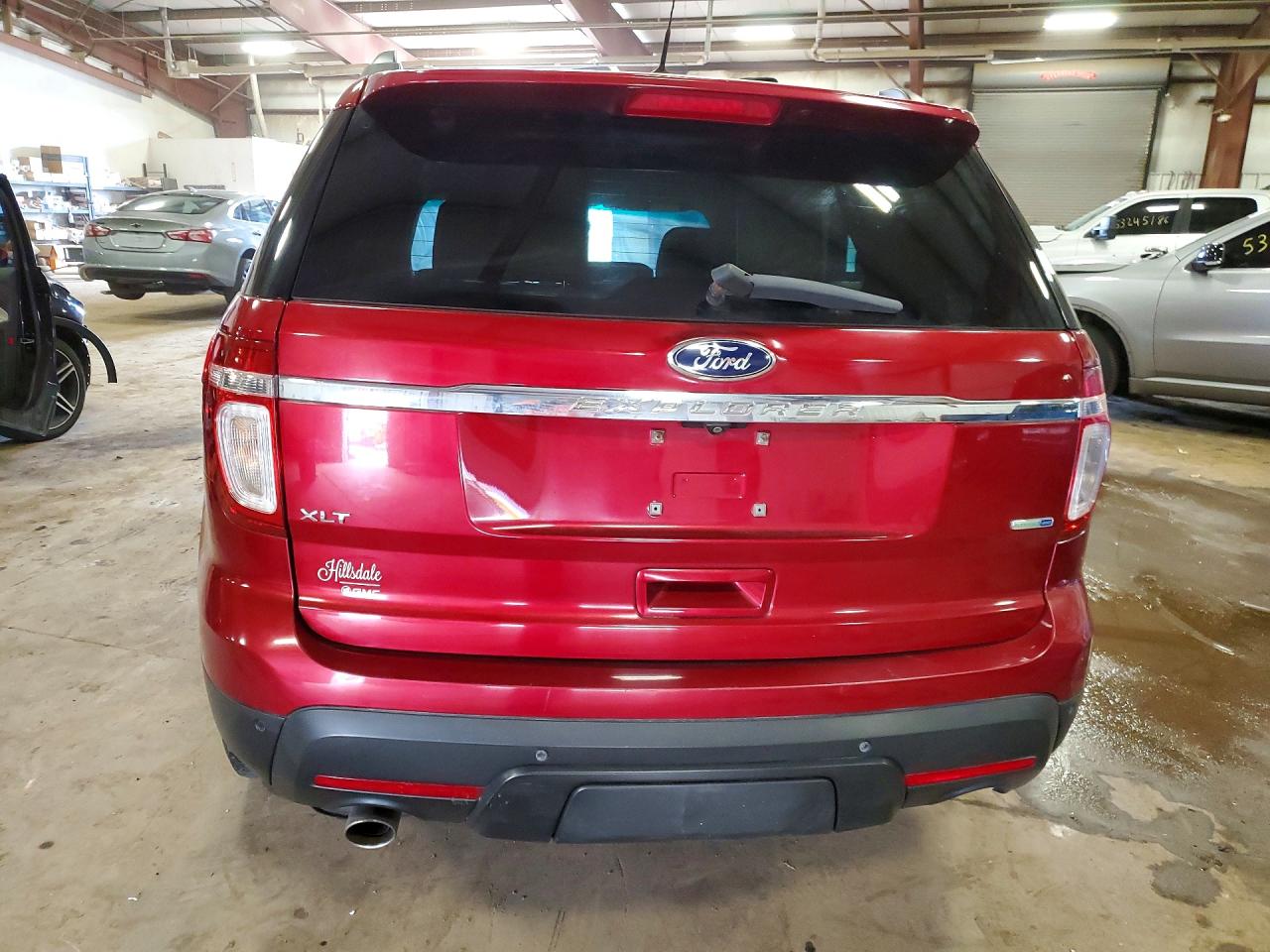 2014 Ford Explorer Xlt Maroon vin: 1FM5K8D80EGA88167