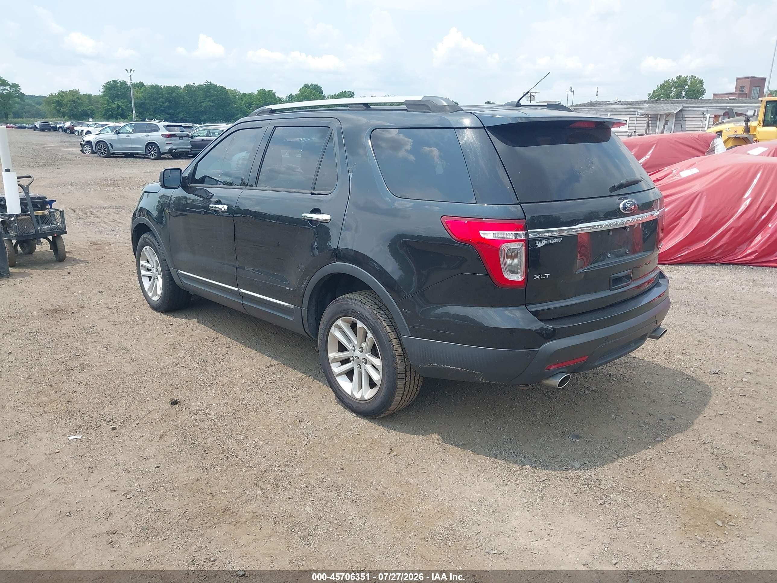2014 Ford Explorer Xlt Black vin: 1FM5K8D80EGA95359
