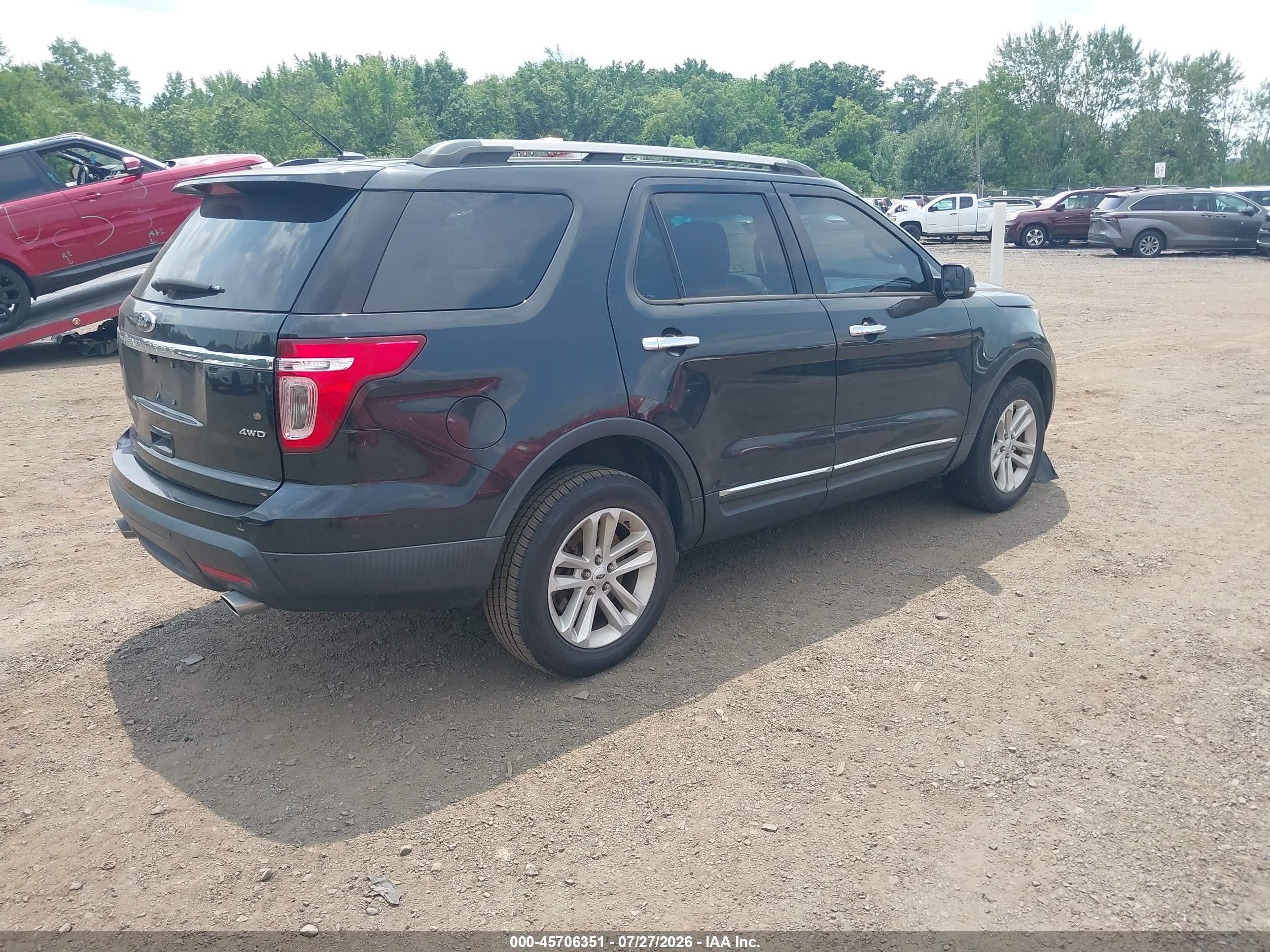 2014 Ford Explorer Xlt Black vin: 1FM5K8D80EGA95359
