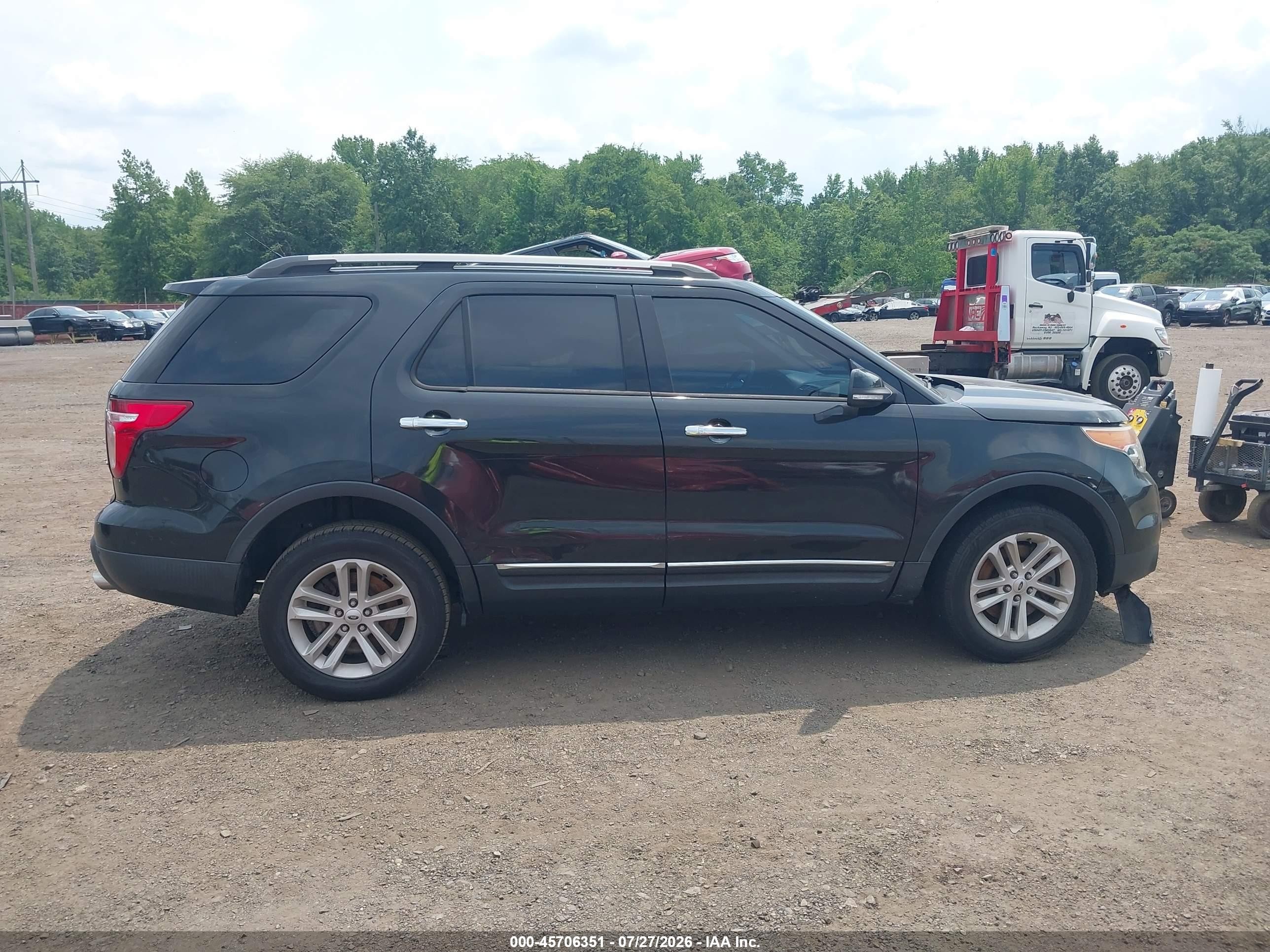 2014 Ford Explorer Xlt Black vin: 1FM5K8D80EGA95359