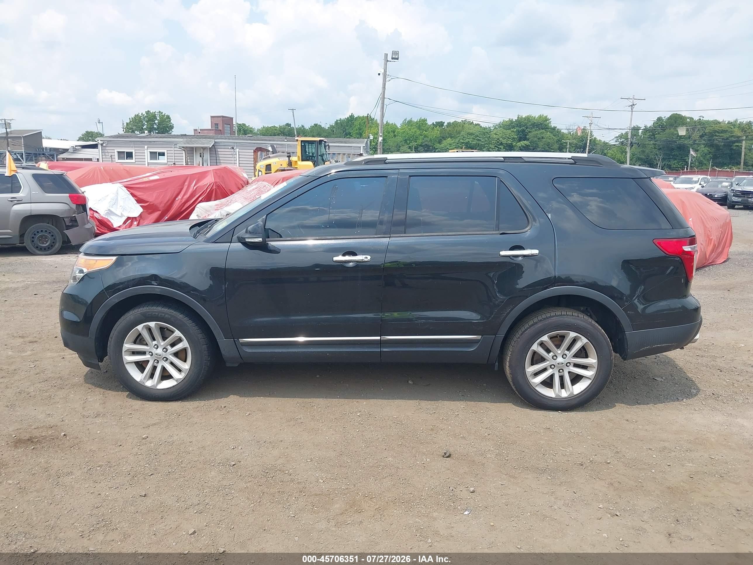 2014 Ford Explorer Xlt Black vin: 1FM5K8D80EGA95359