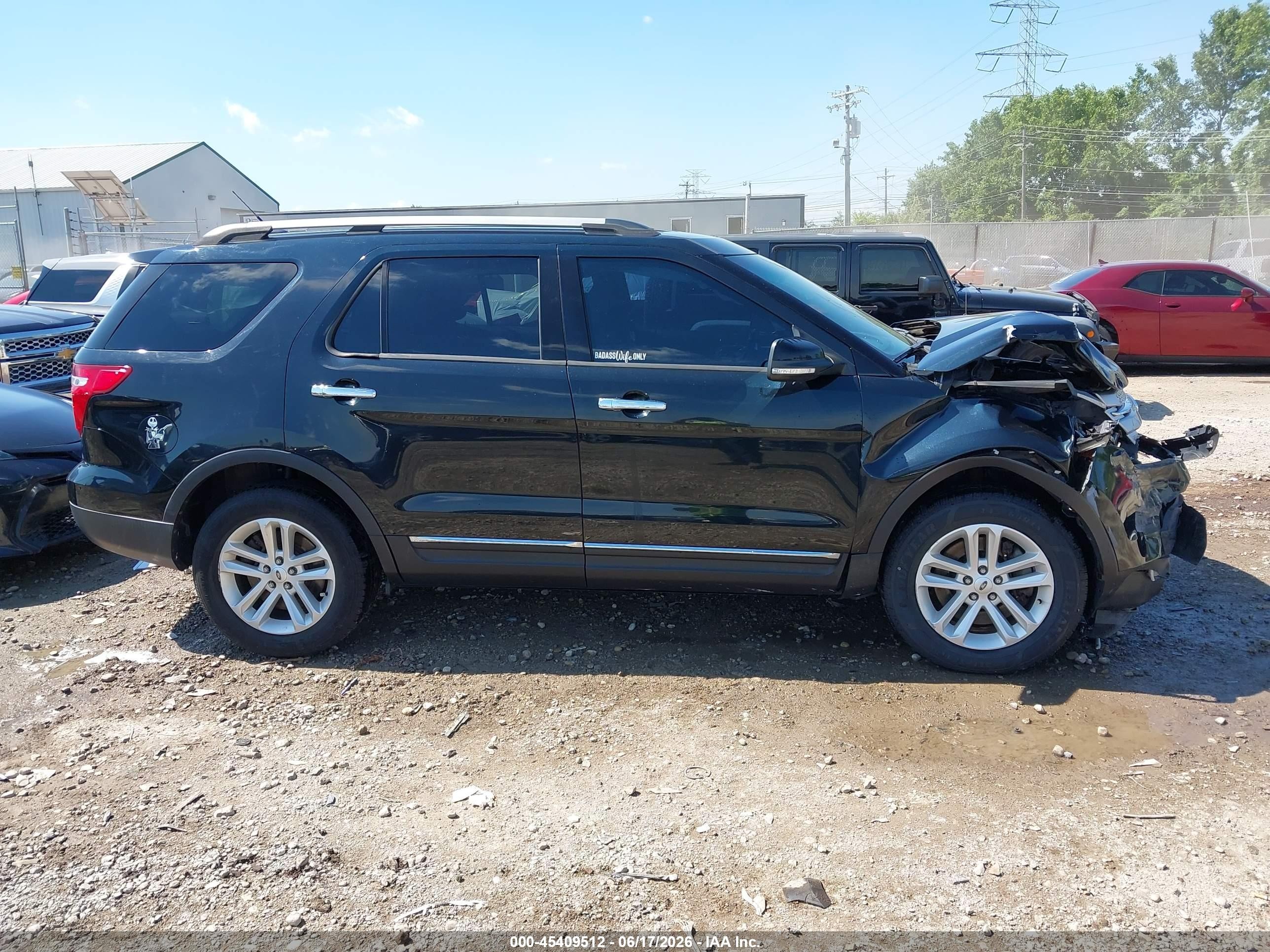 2014 Ford Explorer Xlt Black vin: 1FM5K8D80EGB61313