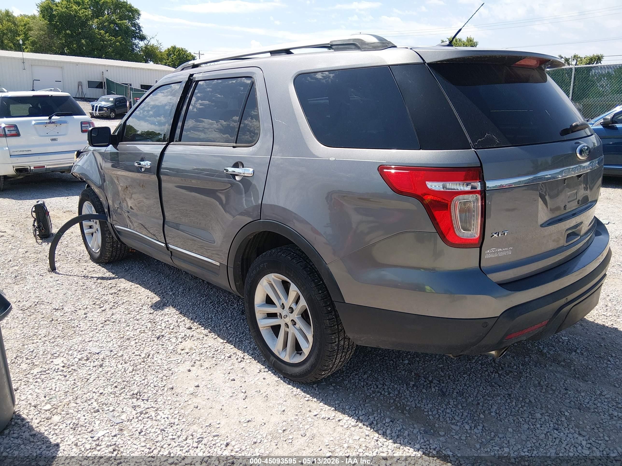 2014 Ford Explorer Xlt Gray vin: 1FM5K8D80EGB67306