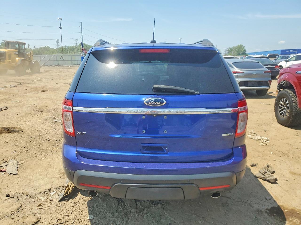 2014 Ford Explorer Xlt Blue vin: 1FM5K8D80EGB78113