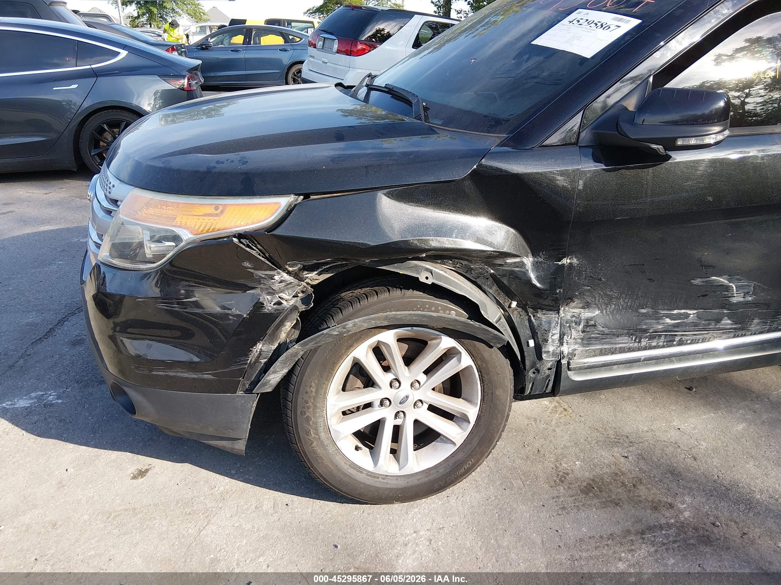 2014 Ford Explorer Xlt Black vin: 1FM5K8D80EGB86096