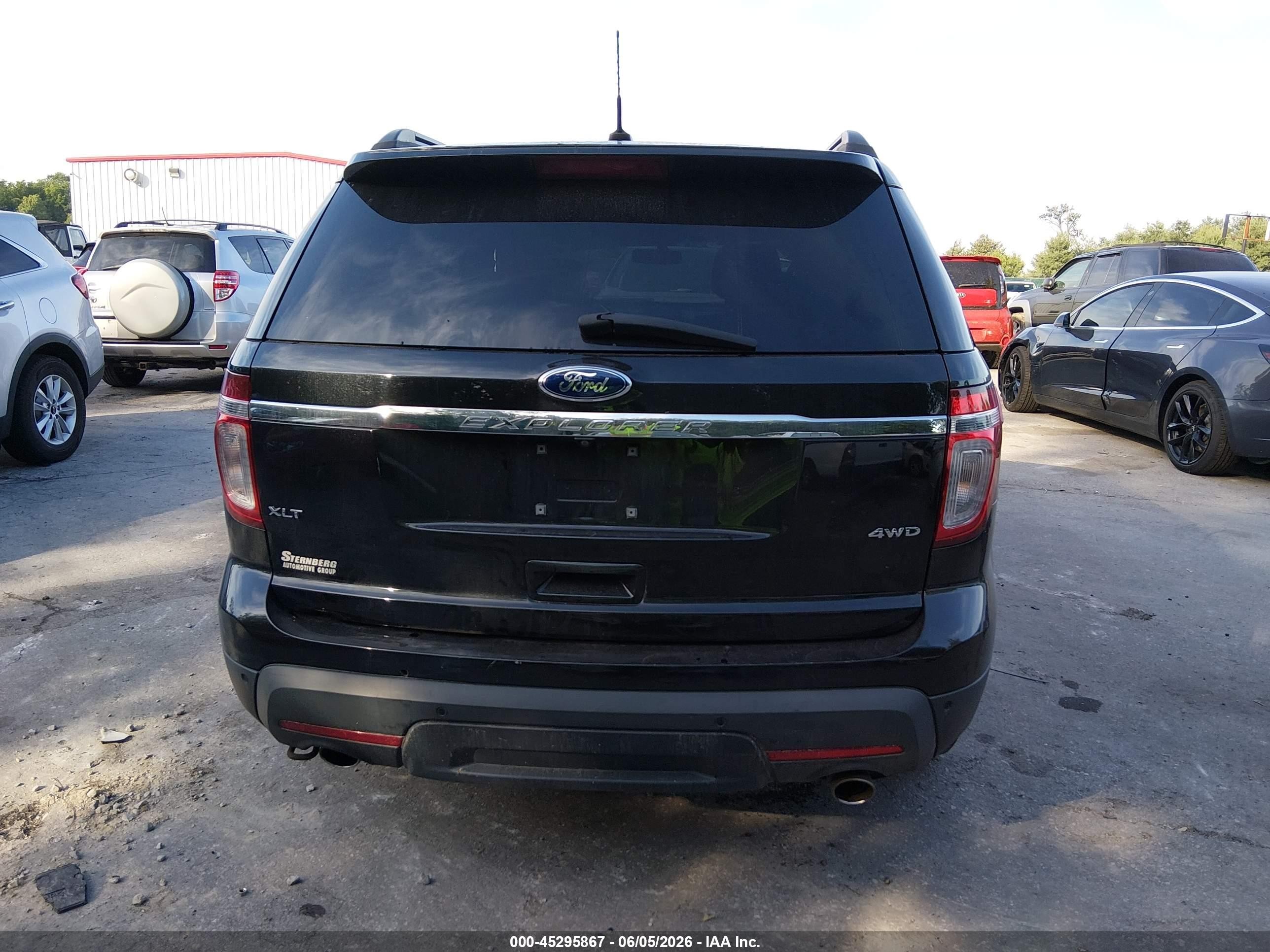 2014 Ford Explorer Xlt Black vin: 1FM5K8D80EGB86096