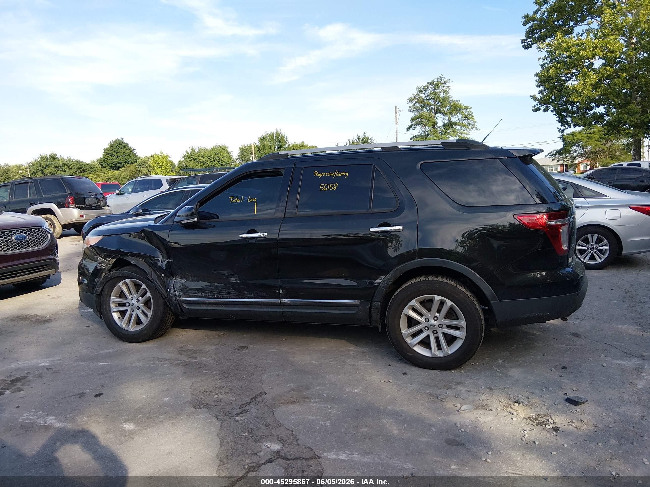 2014 Ford Explorer Xlt Black vin: 1FM5K8D80EGB86096
