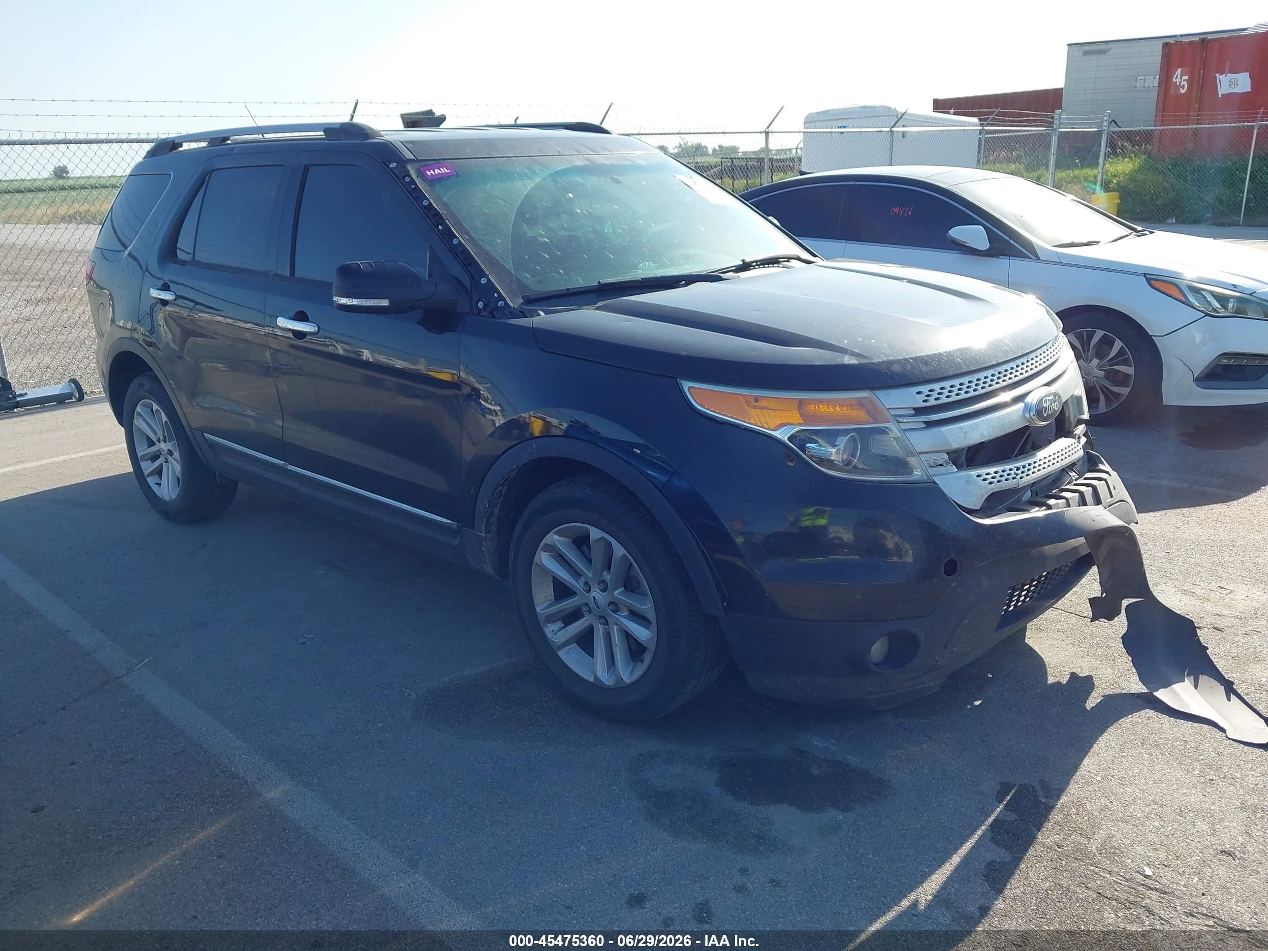 2014 Ford Explorer Xlt Black vin: 1FM5K8D80EGC28184
