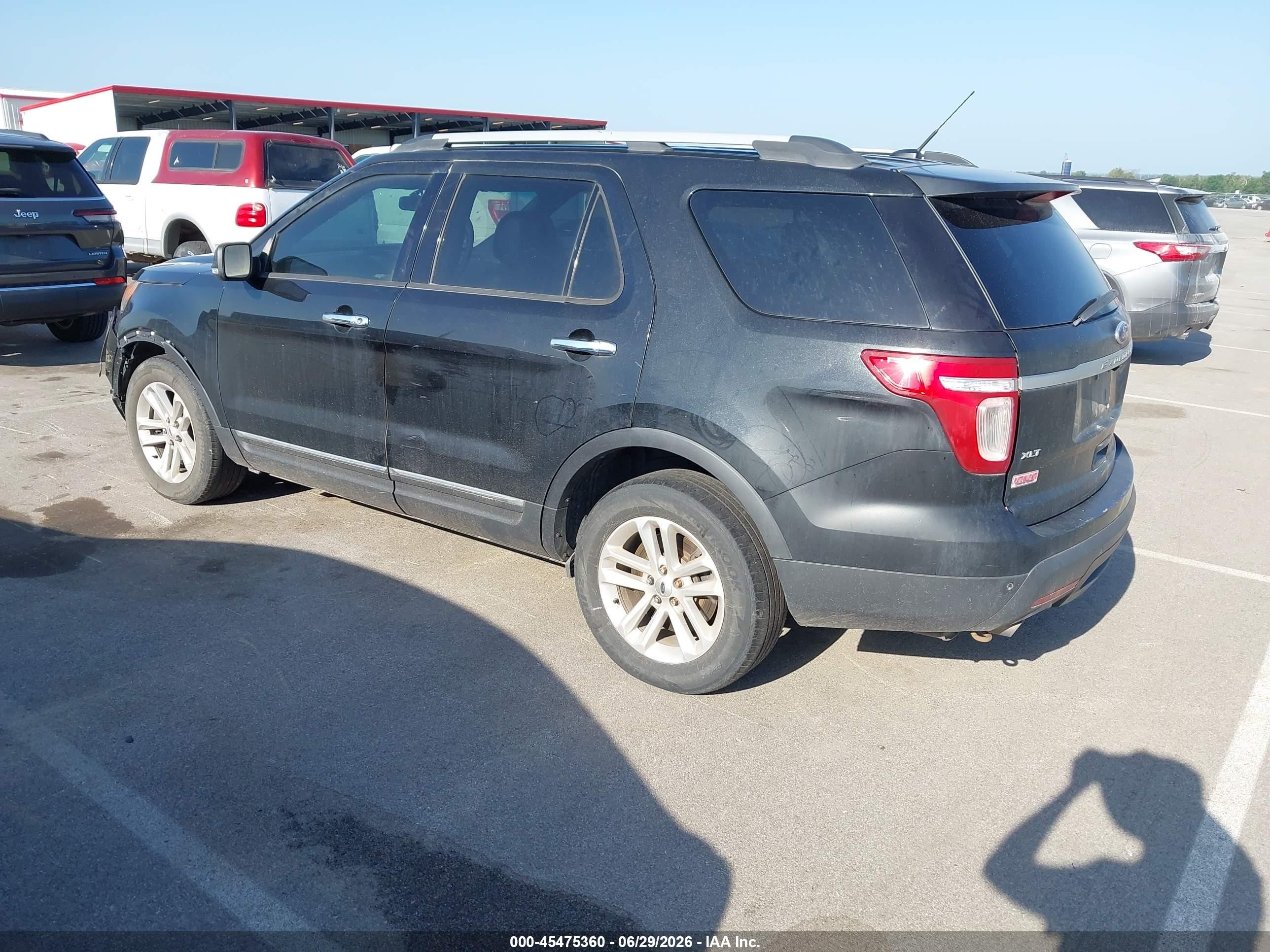 2014 Ford Explorer Xlt Black vin: 1FM5K8D80EGC28184