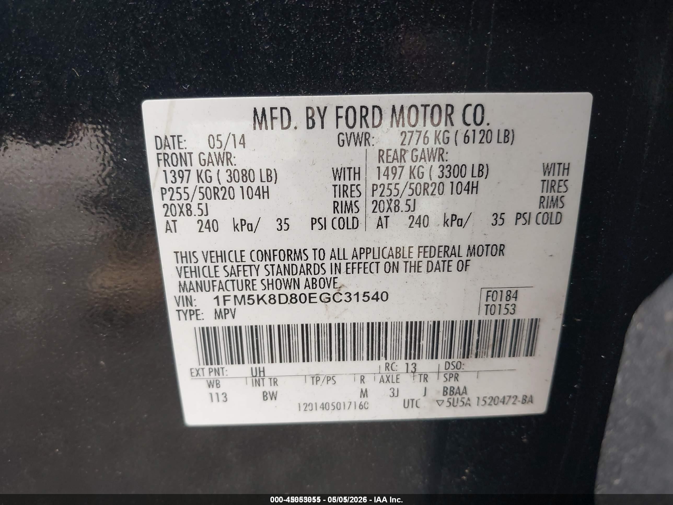 2014 Ford Explorer Xlt Black vin: 1FM5K8D80EGC31540