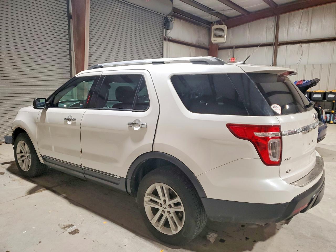 2014 Ford Explorer Xlt White vin: 1FM5K8D80EGC41257