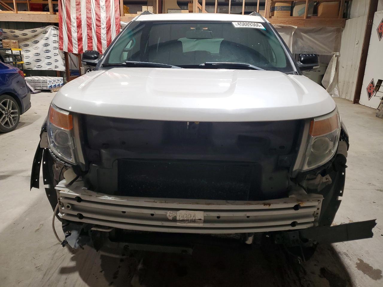 2014 Ford Explorer Xlt White vin: 1FM5K8D80EGC41257