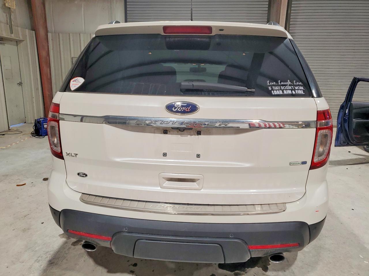 2014 Ford Explorer Xlt White vin: 1FM5K8D80EGC41257