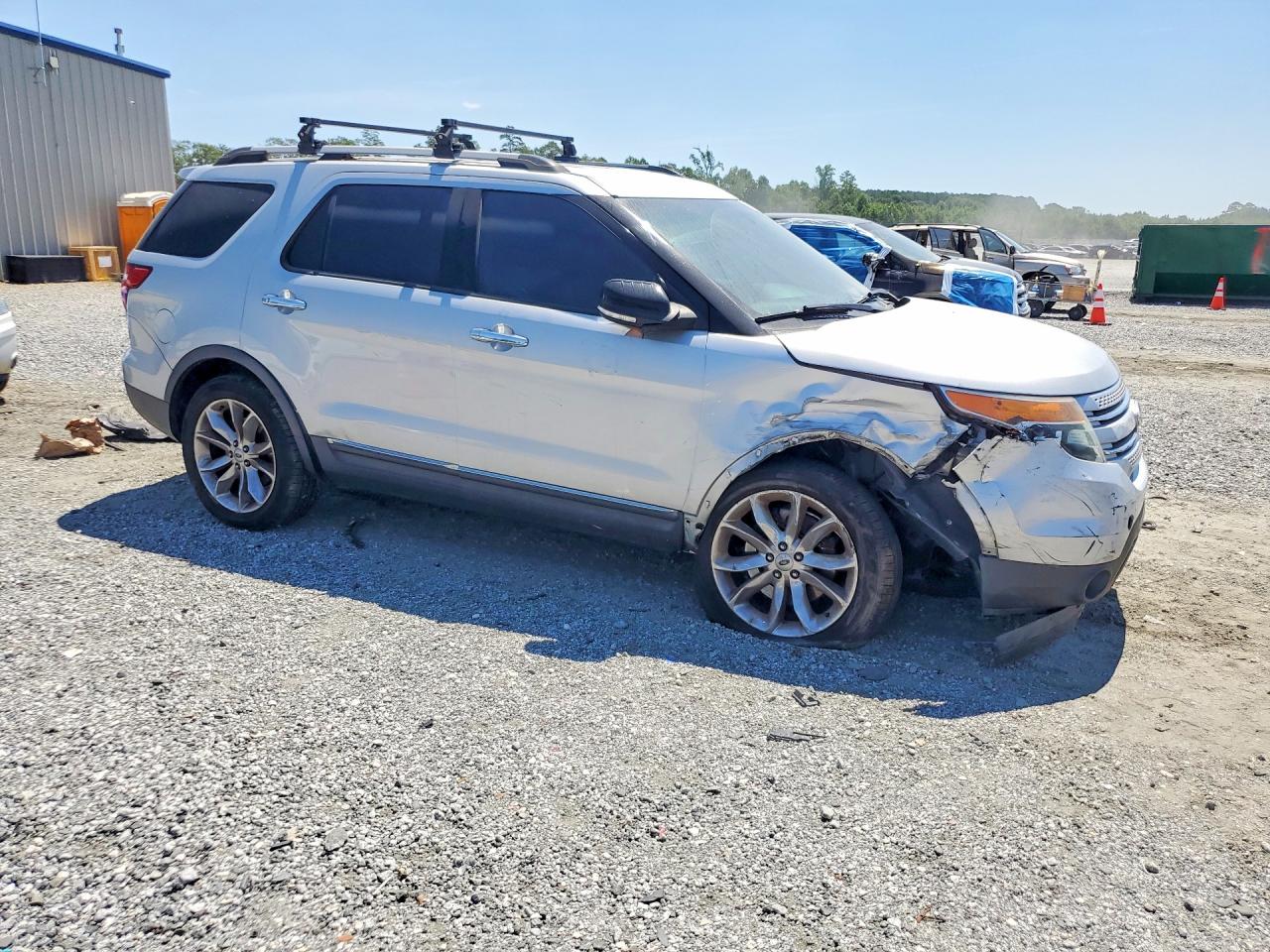 2014 Ford Explorer Xlt Silver vin: 1FM5K8D80EGC54543