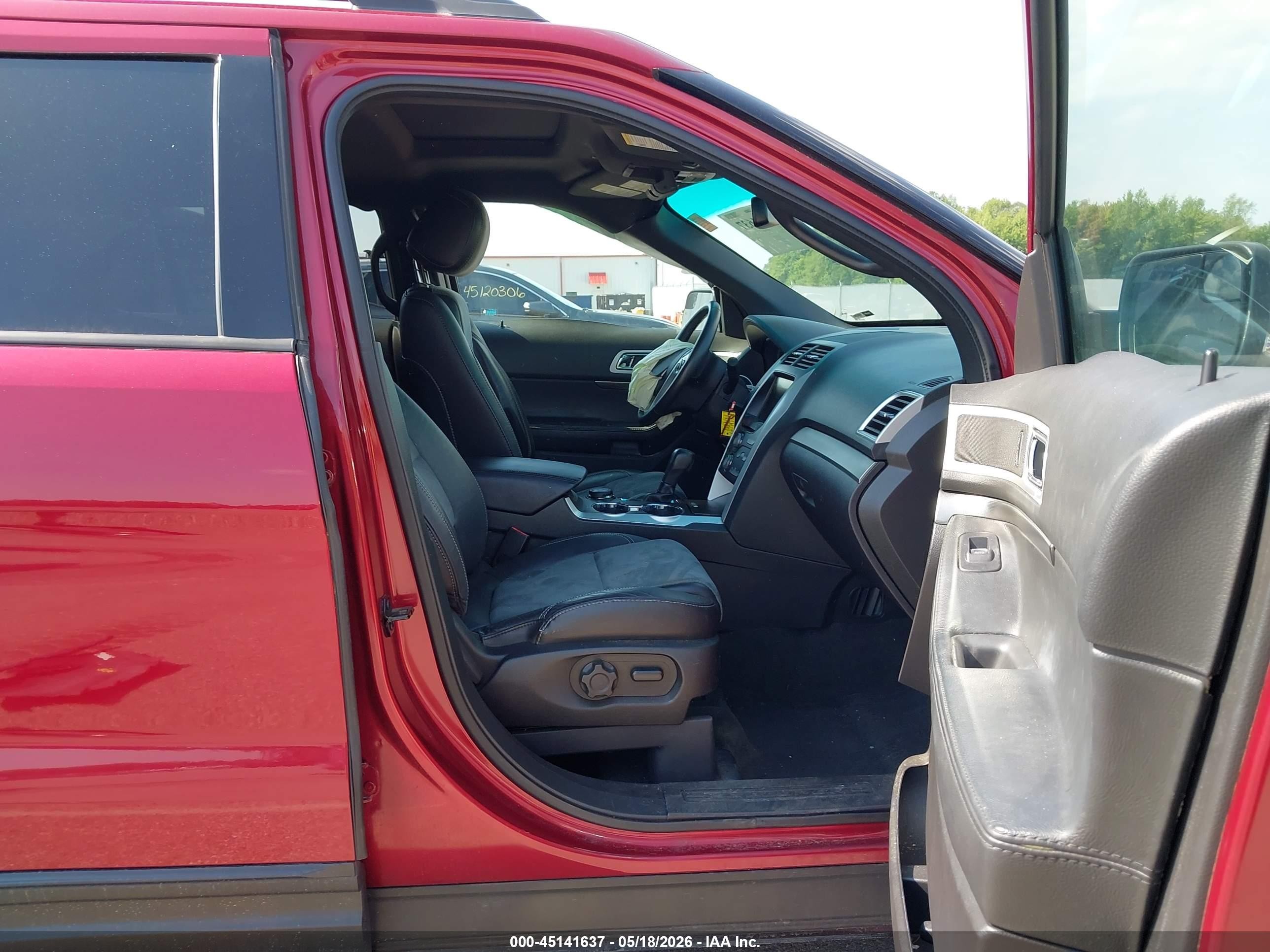 2015 Ford Explorer Xlt Red vin: 1FM5K8D80FGA08061