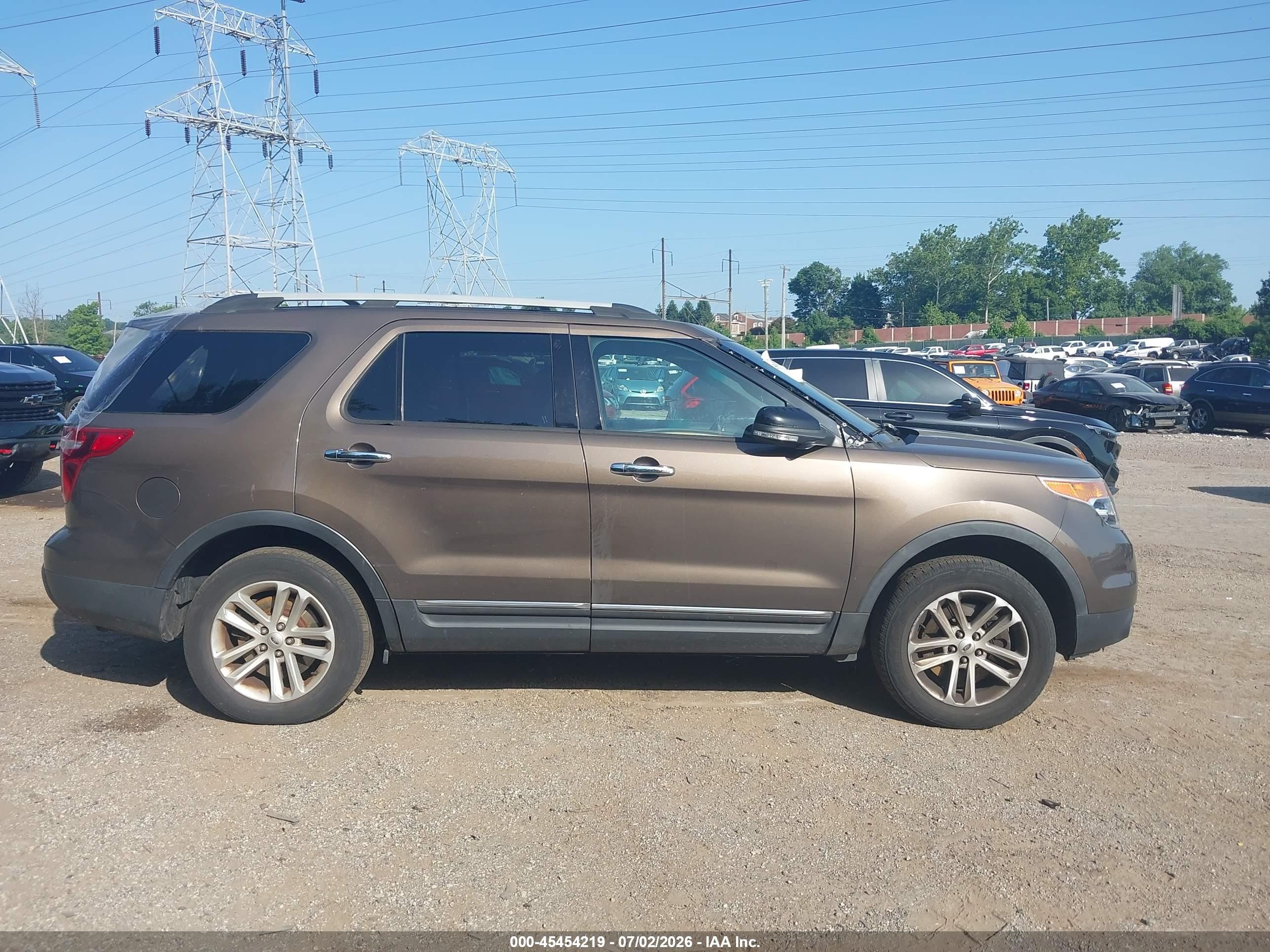 2015 Ford Explorer Xlt Коричневый vin: 1FM5K8D80FGA50147